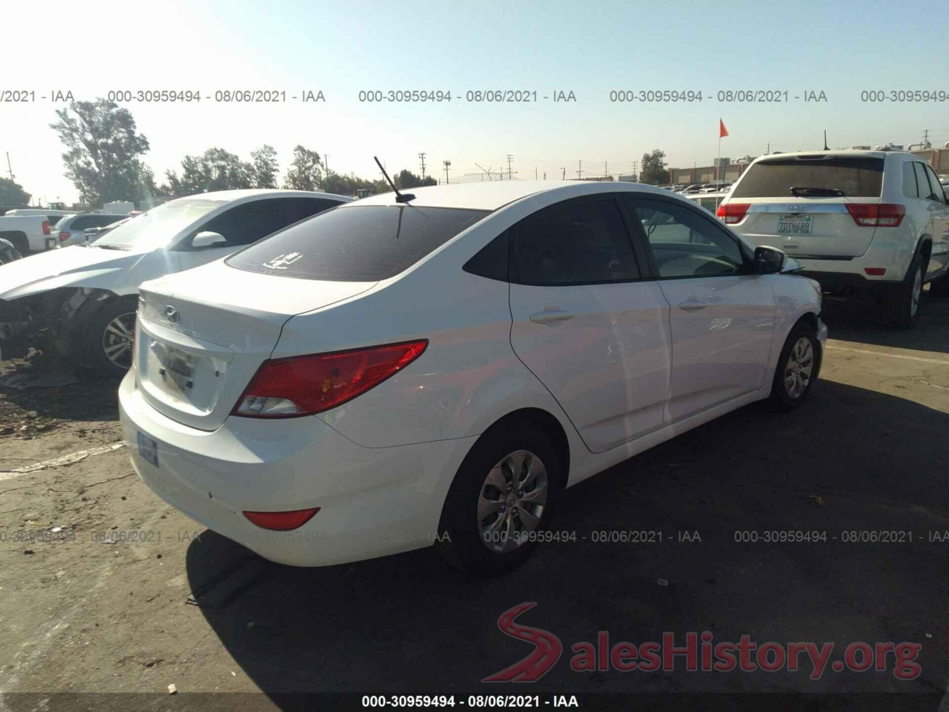 KMHCT4AE0GU979362 2016 HYUNDAI ACCENT