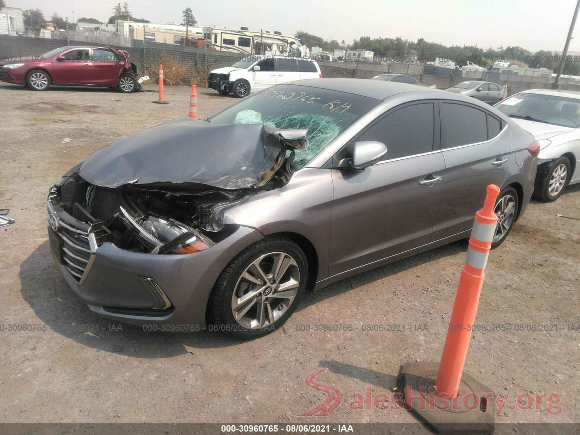 KMHD84LF3HU173481 2017 HYUNDAI ELANTRA