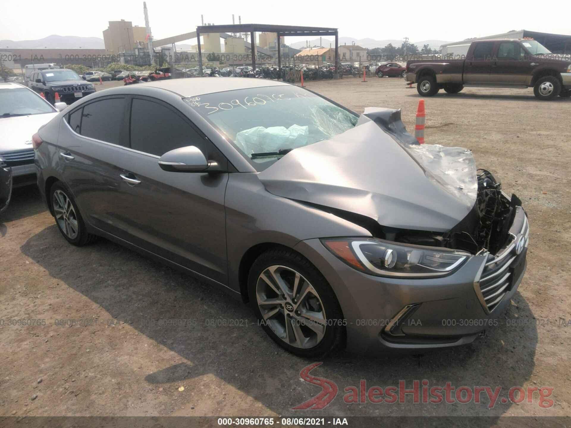 KMHD84LF3HU173481 2017 HYUNDAI ELANTRA