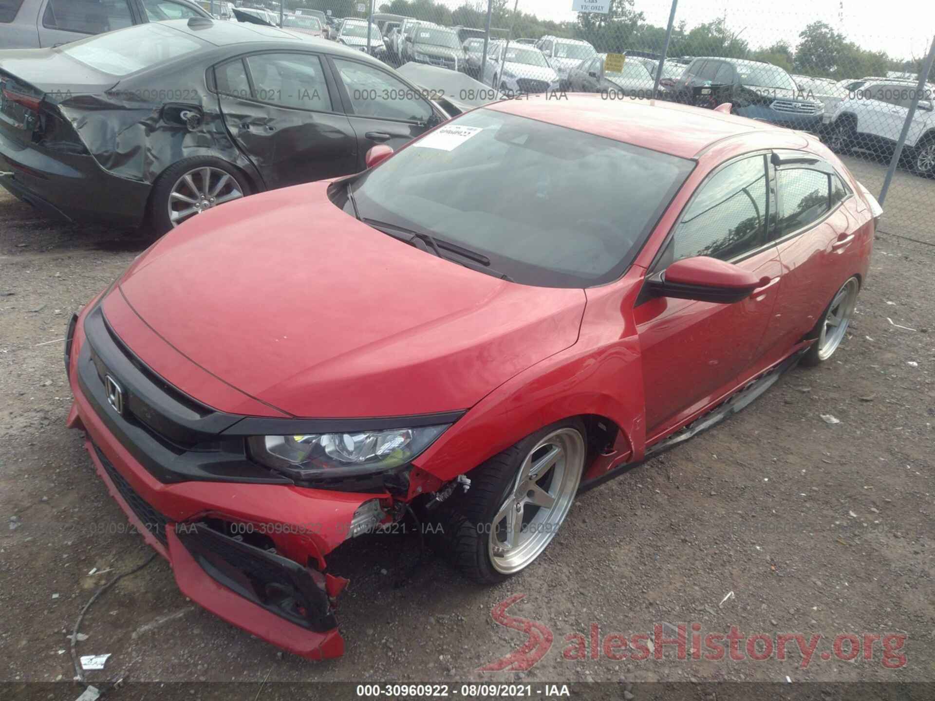 SHHFK7G4XKU208380 2019 HONDA CIVIC HATCHBACK