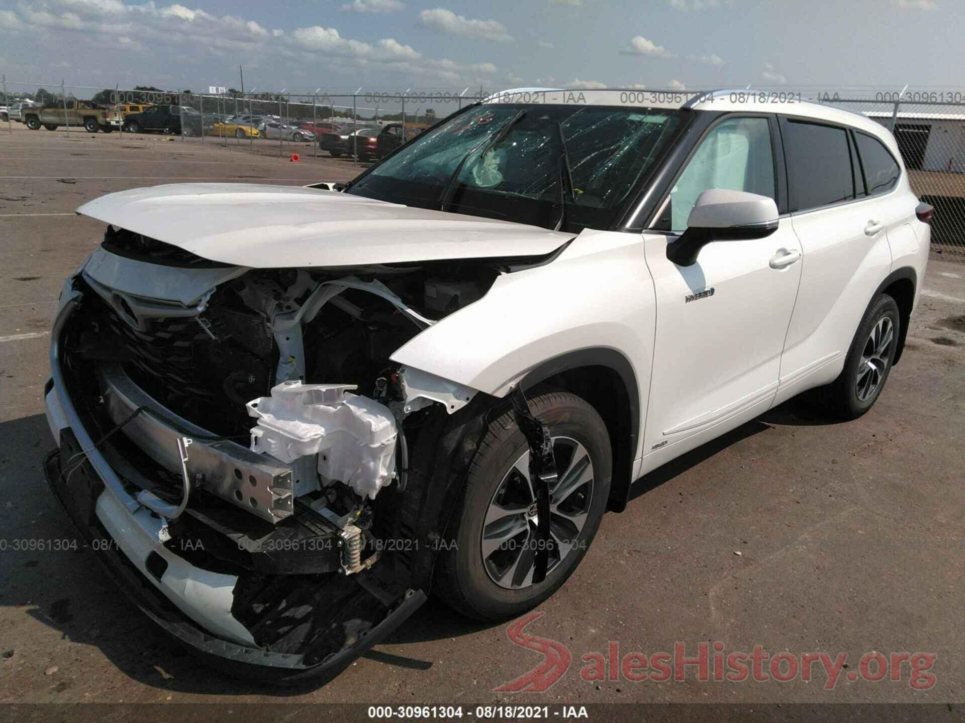 5TDGBRCH3MS040073 2021 TOYOTA HIGHLANDER