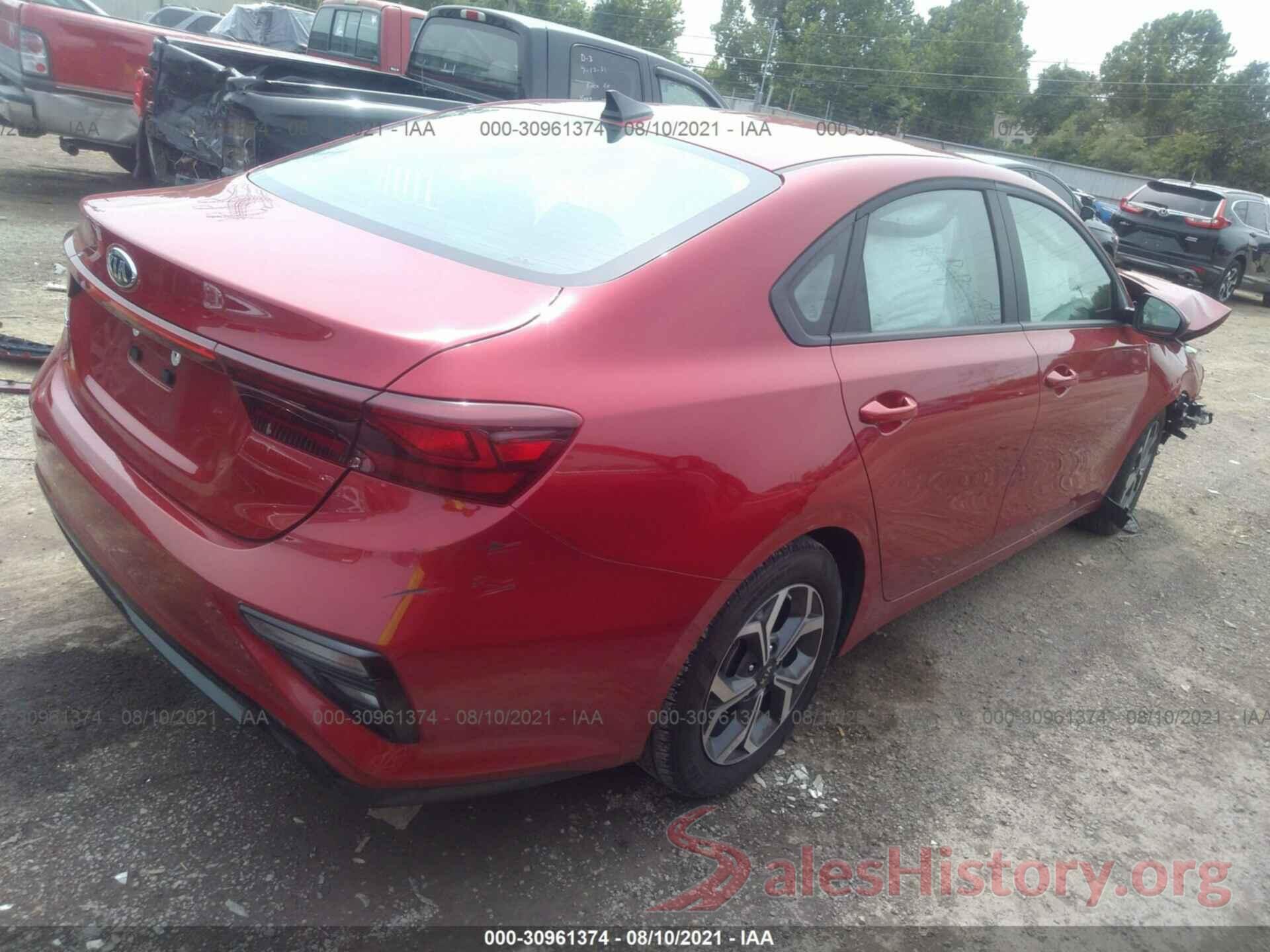 3KPF24AD9LE215949 2020 KIA FORTE