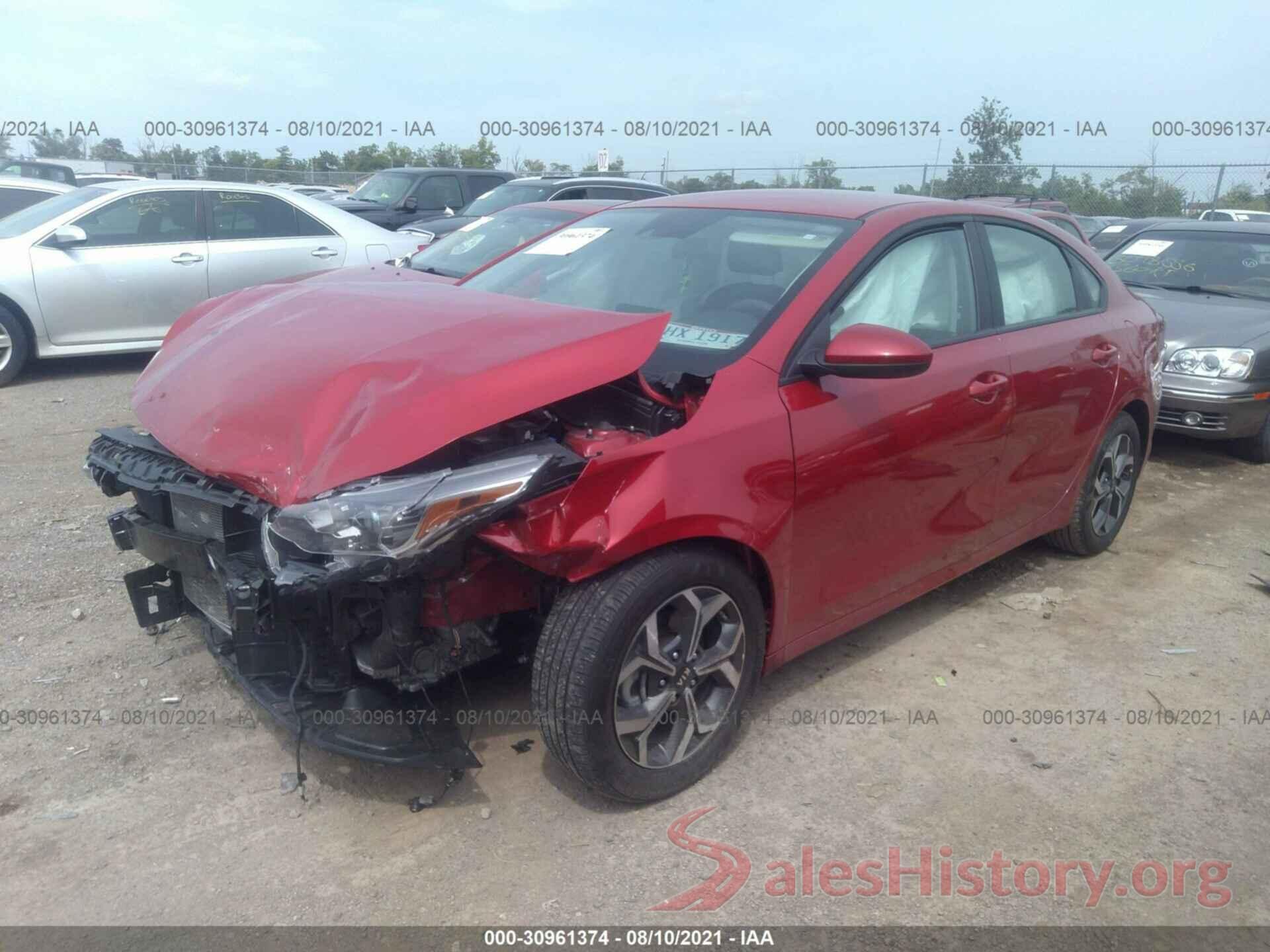 3KPF24AD9LE215949 2020 KIA FORTE