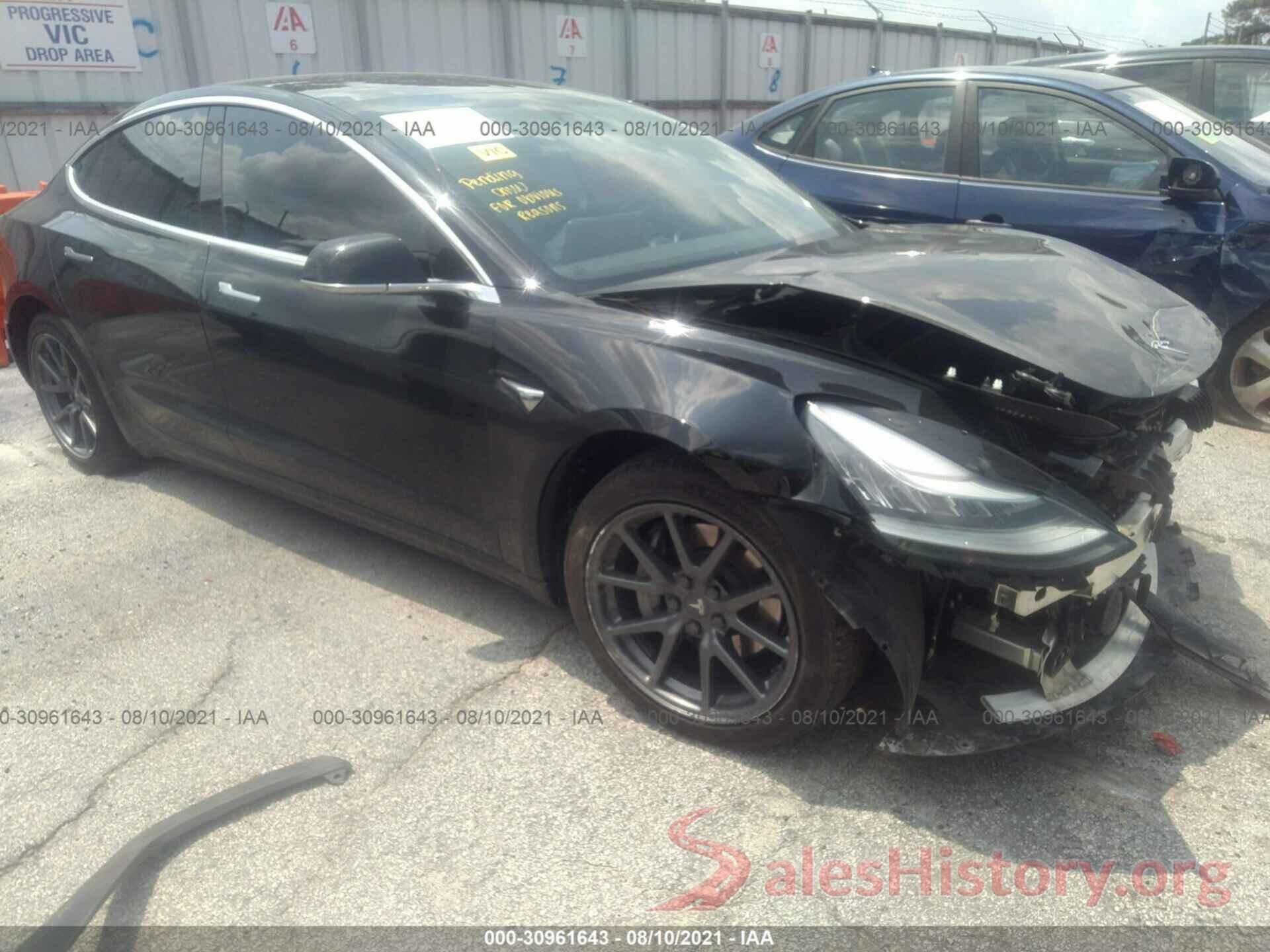 5YJ3E1EA3KF305650 2019 TESLA MODEL 3