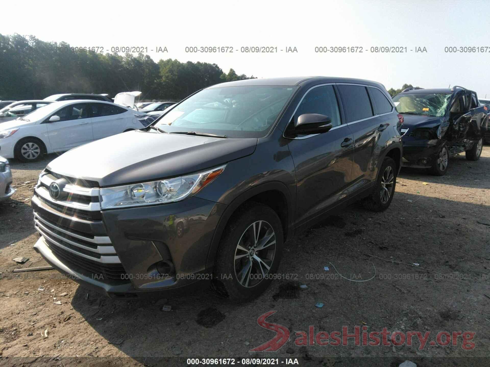 5TDZARFH6KS055400 2019 TOYOTA HIGHLANDER