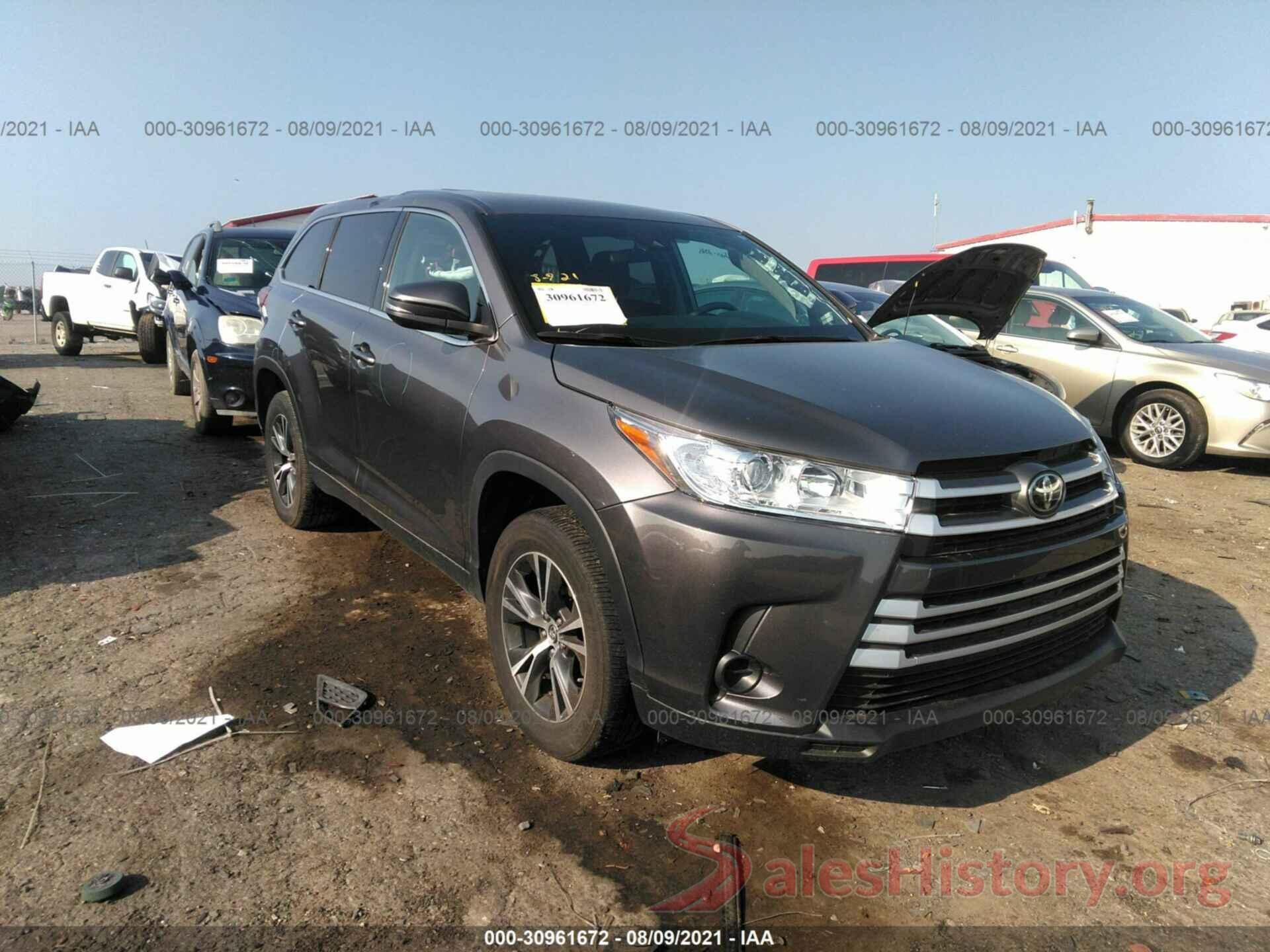 5TDZARFH6KS055400 2019 TOYOTA HIGHLANDER