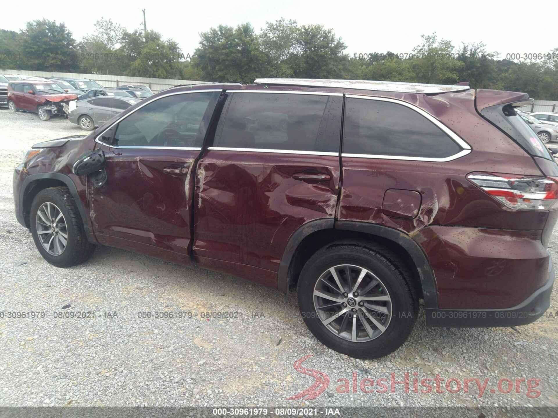 5TDKZRFH6JS260224 2018 TOYOTA HIGHLANDER