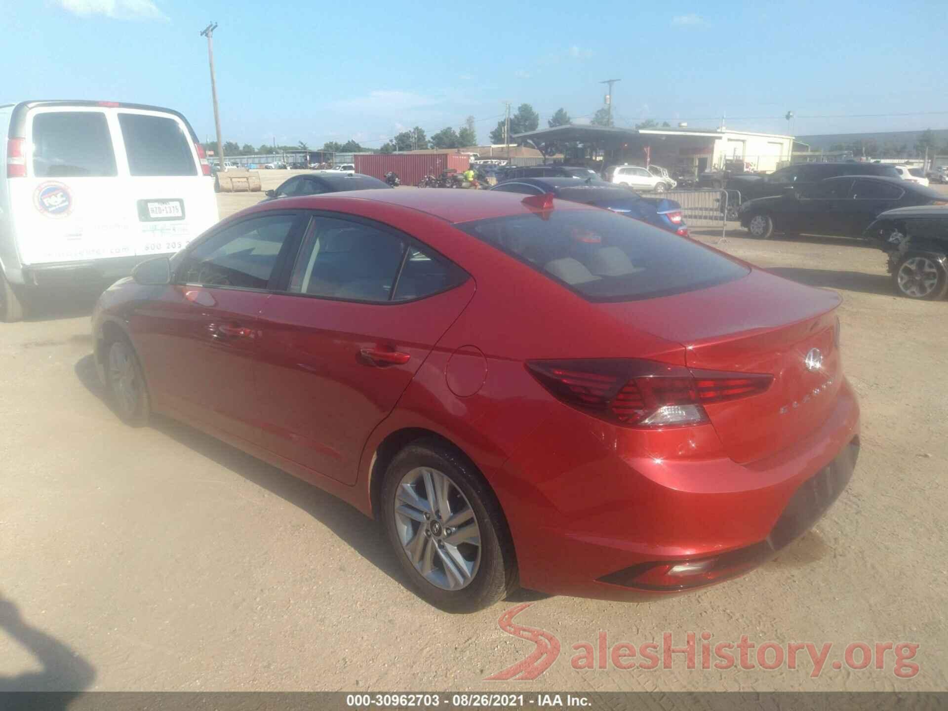 5NPD84LF5LH534250 2020 HYUNDAI ELANTRA