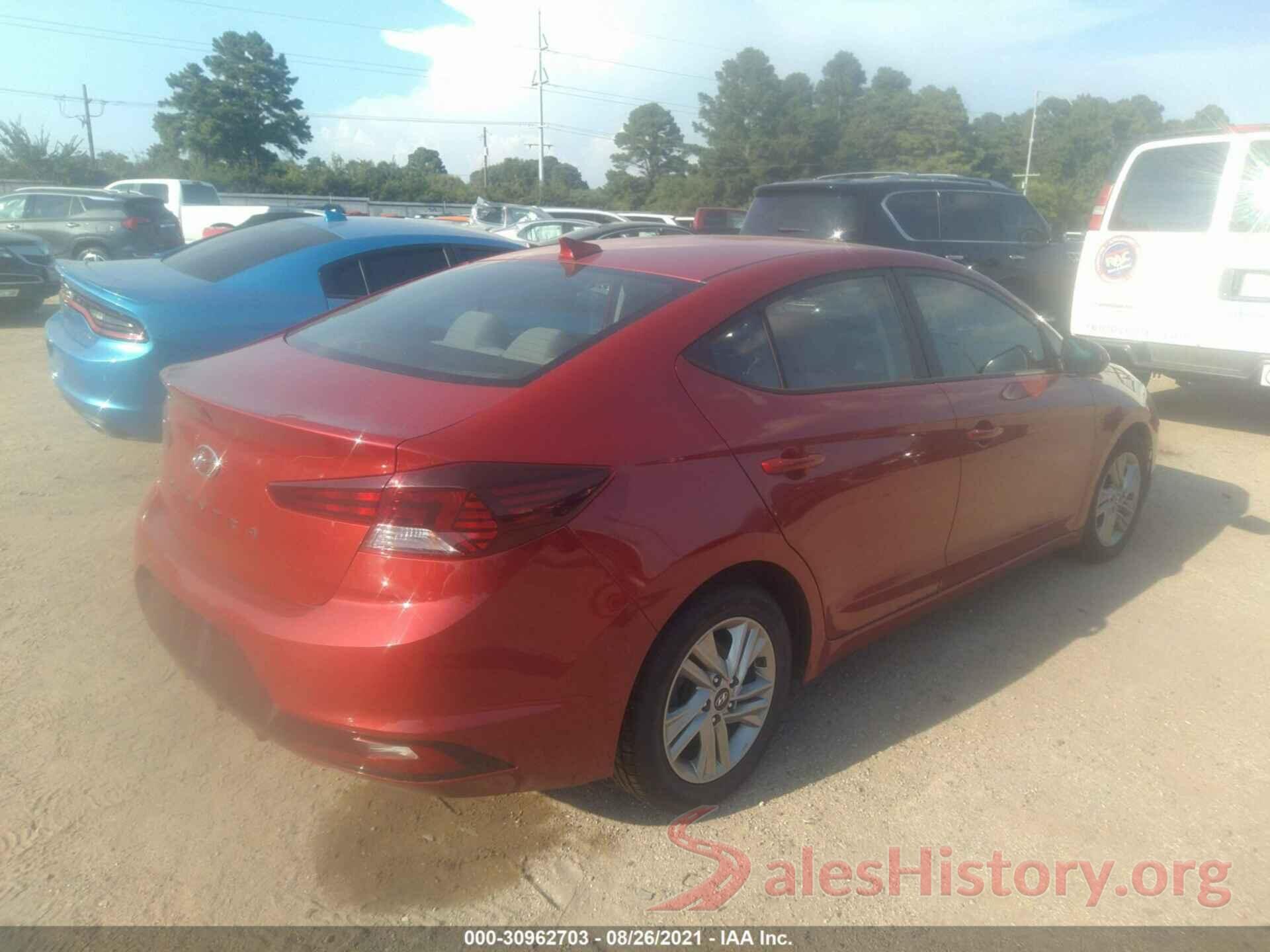 5NPD84LF5LH534250 2020 HYUNDAI ELANTRA