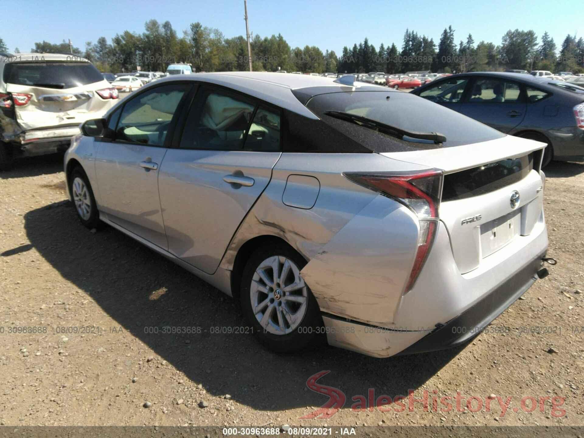 JTDKBRFU4G3010802 2016 TOYOTA PRIUS