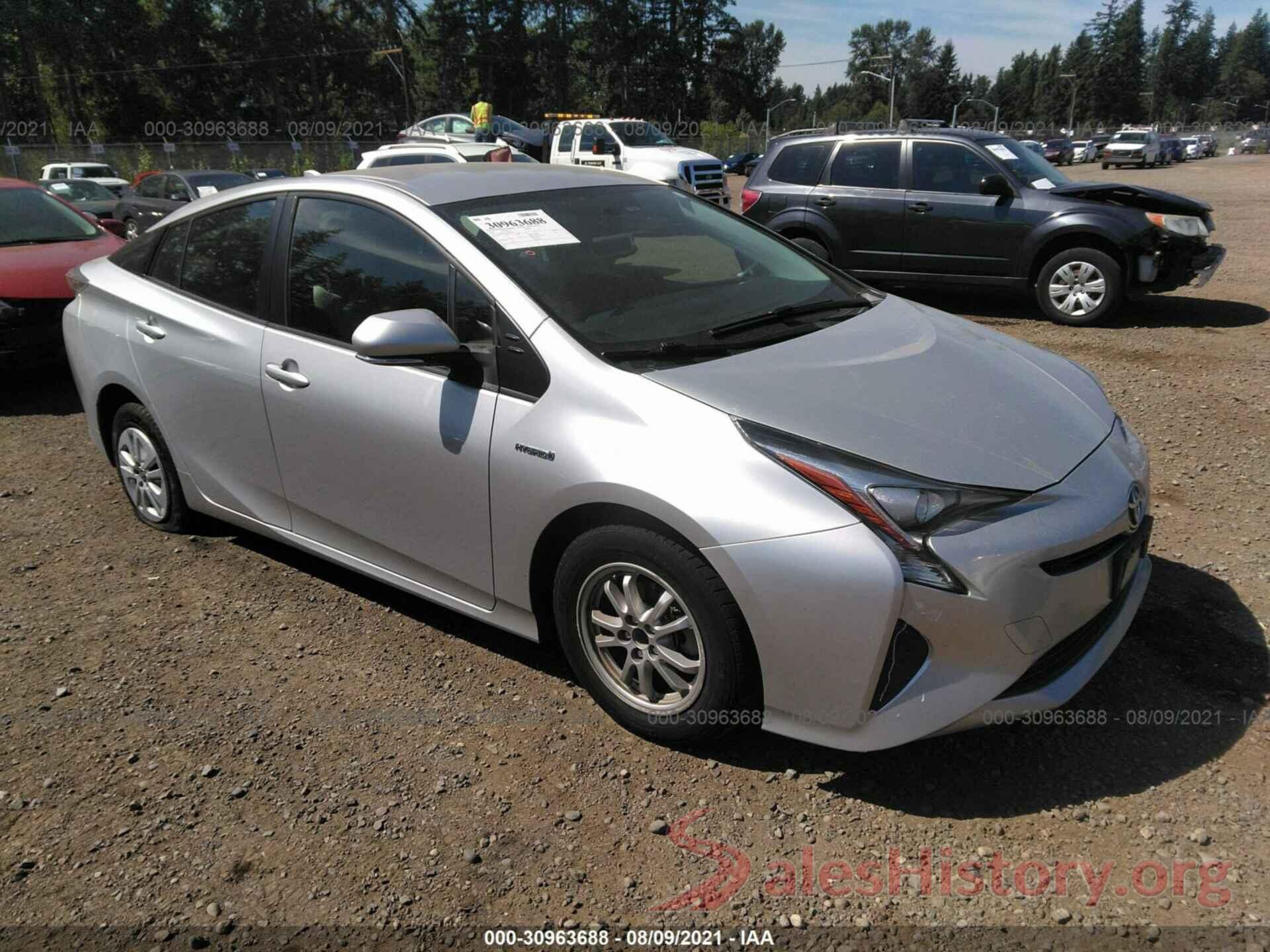 JTDKBRFU4G3010802 2016 TOYOTA PRIUS