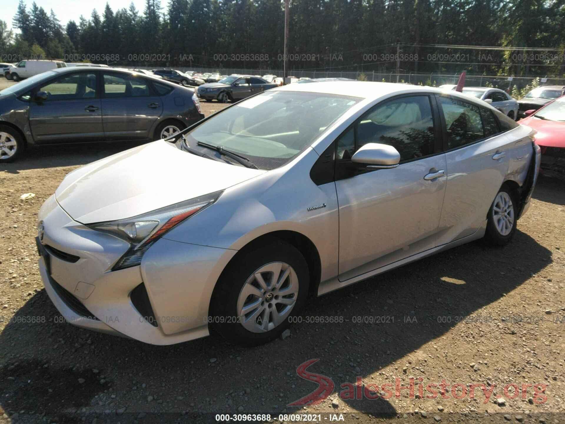 JTDKBRFU4G3010802 2016 TOYOTA PRIUS