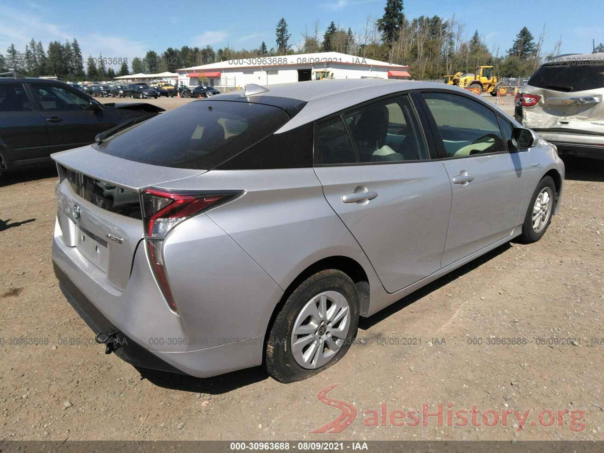 JTDKBRFU4G3010802 2016 TOYOTA PRIUS