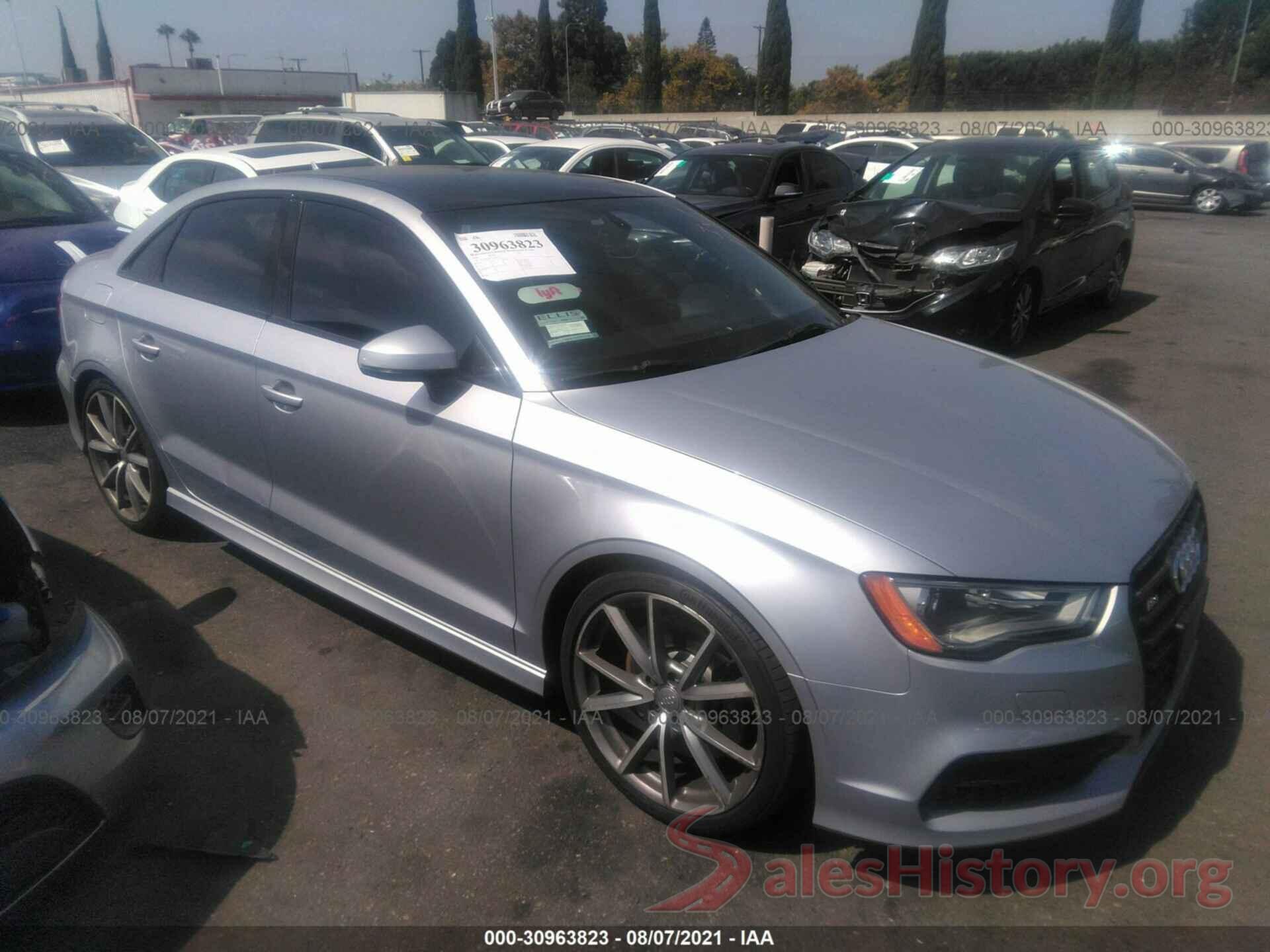 WAUB1GFF4G1007335 2016 AUDI S3