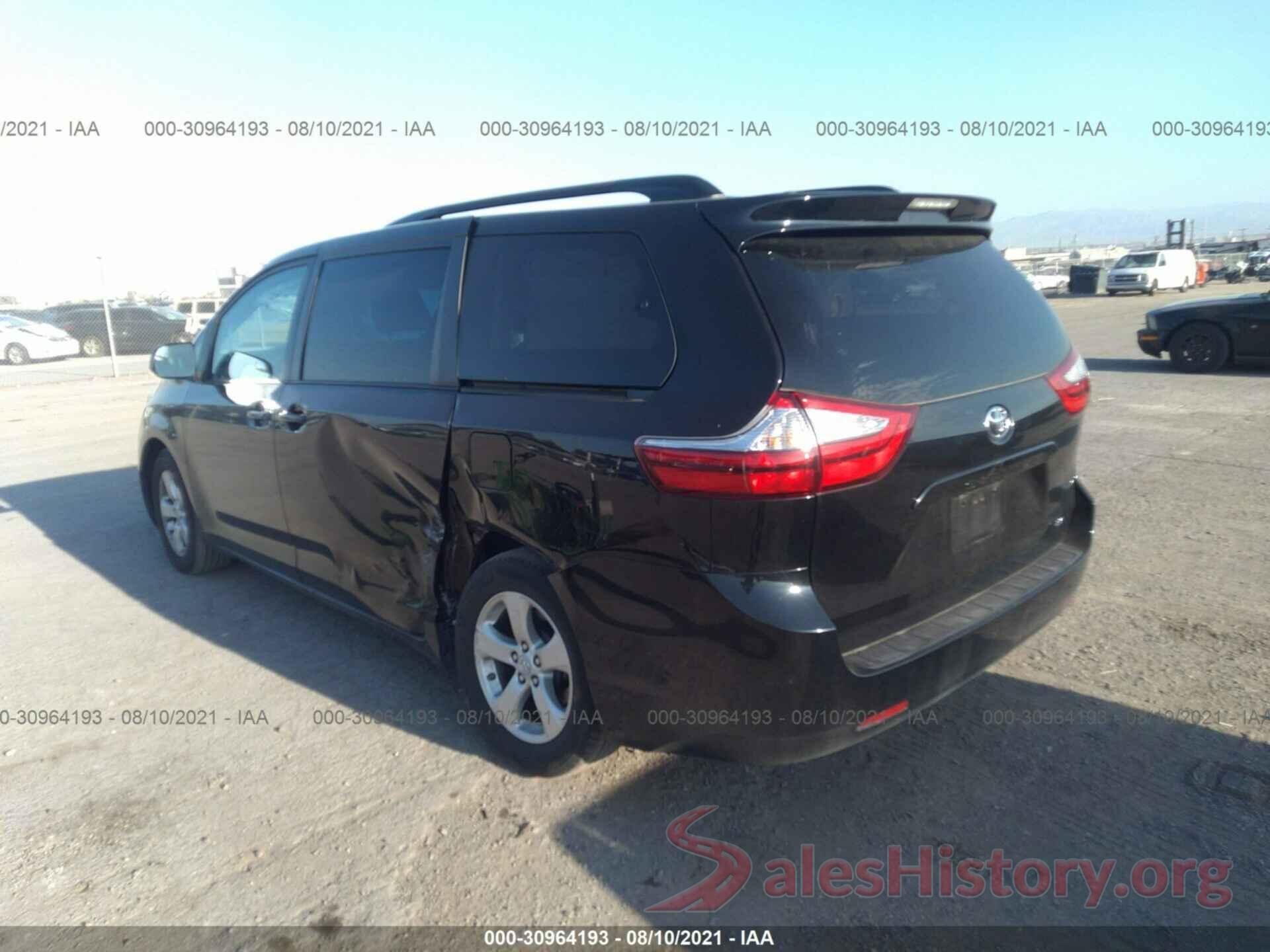 5TDKK3DC3GS725320 2016 TOYOTA SIENNA