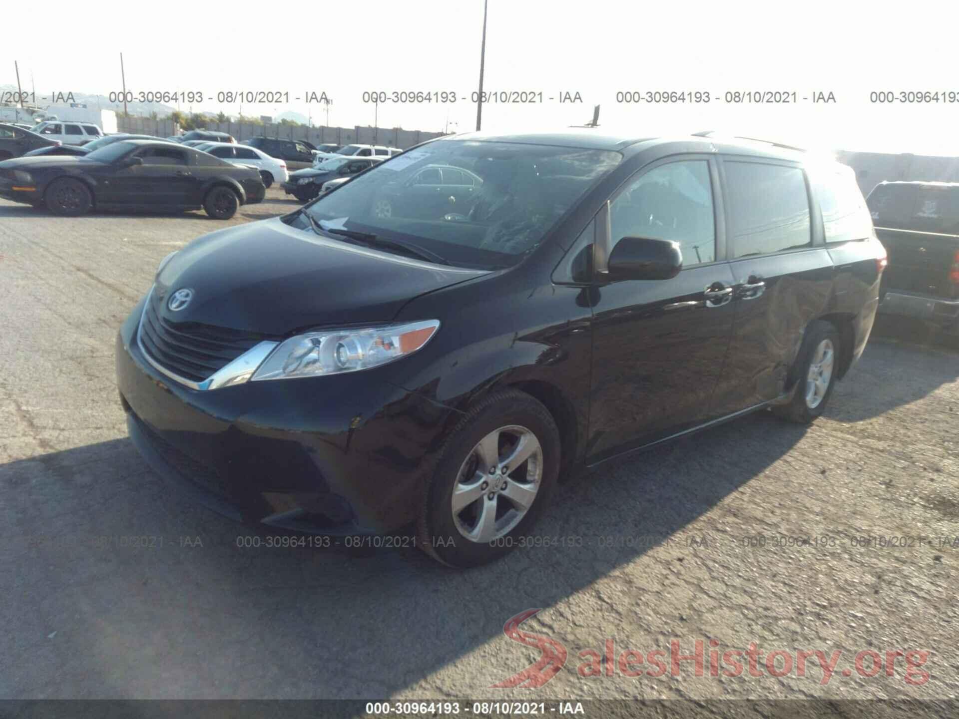 5TDKK3DC3GS725320 2016 TOYOTA SIENNA