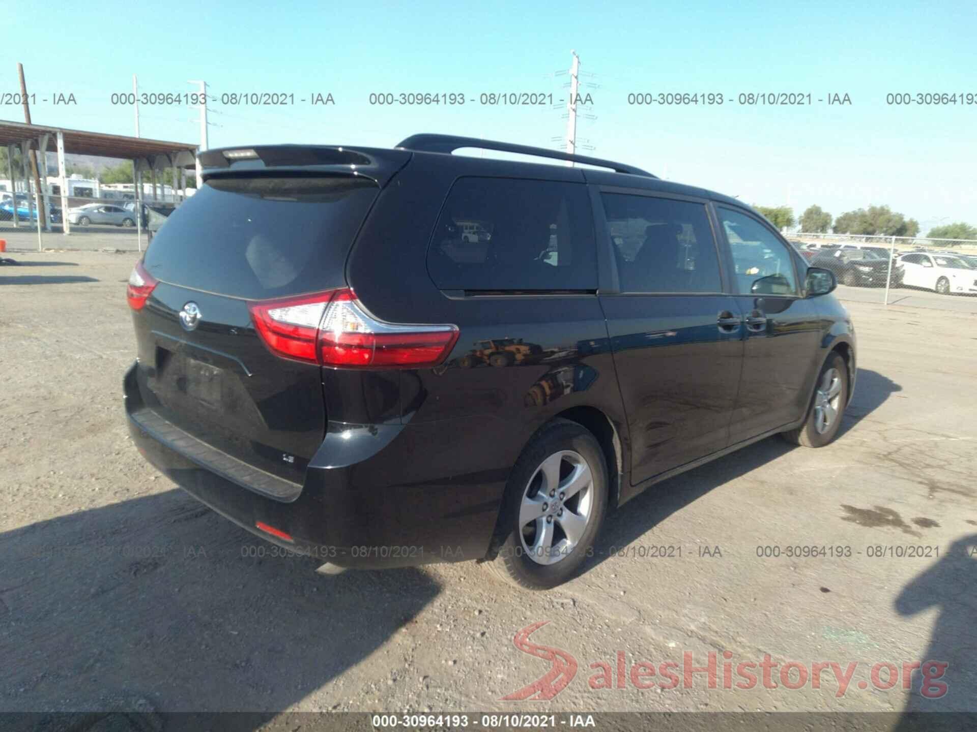 5TDKK3DC3GS725320 2016 TOYOTA SIENNA