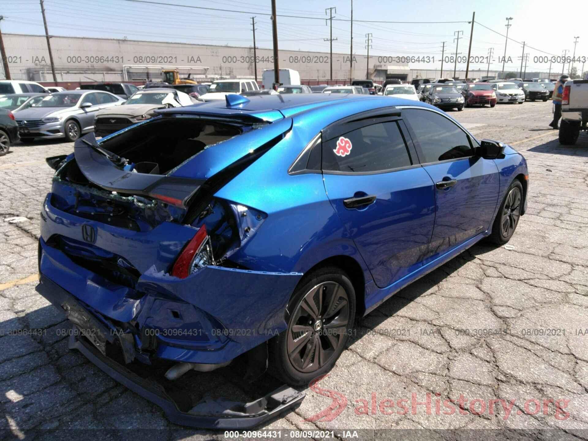 SHHFK7H51HU427101 2017 HONDA CIVIC HATCHBACK