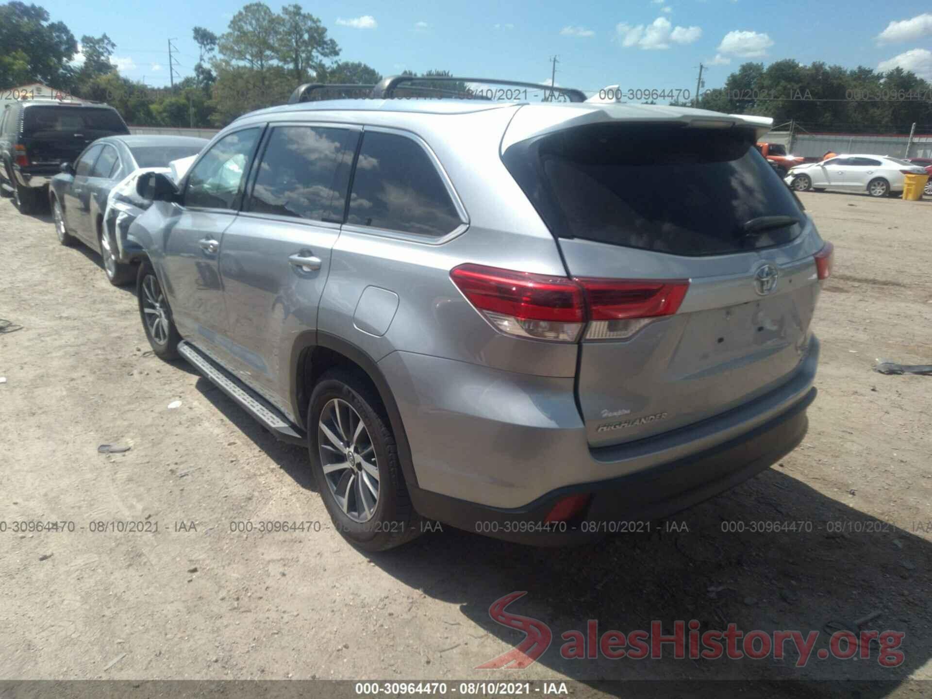 5TDKZRFHXHS217550 2017 TOYOTA HIGHLANDER