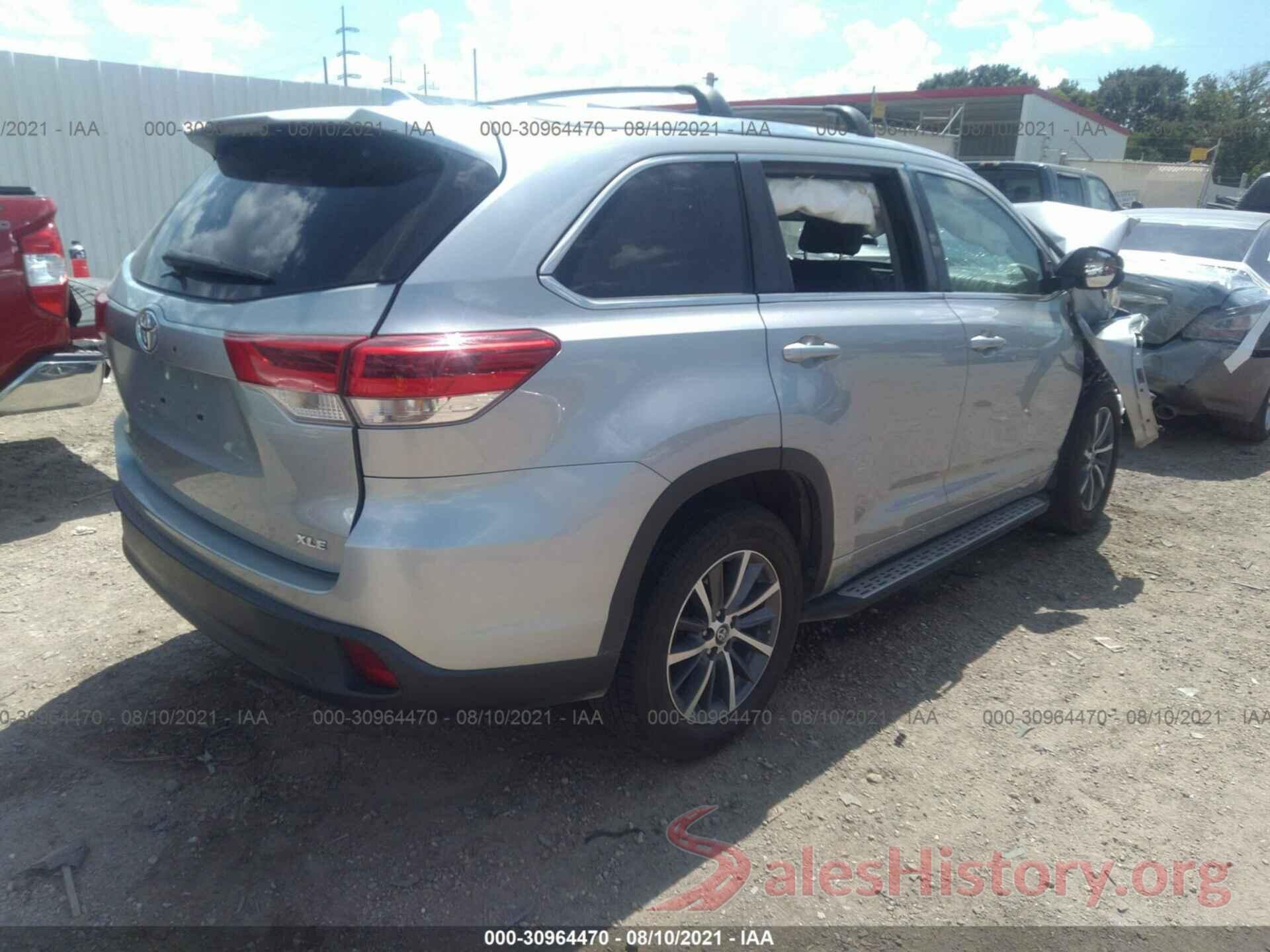 5TDKZRFHXHS217550 2017 TOYOTA HIGHLANDER