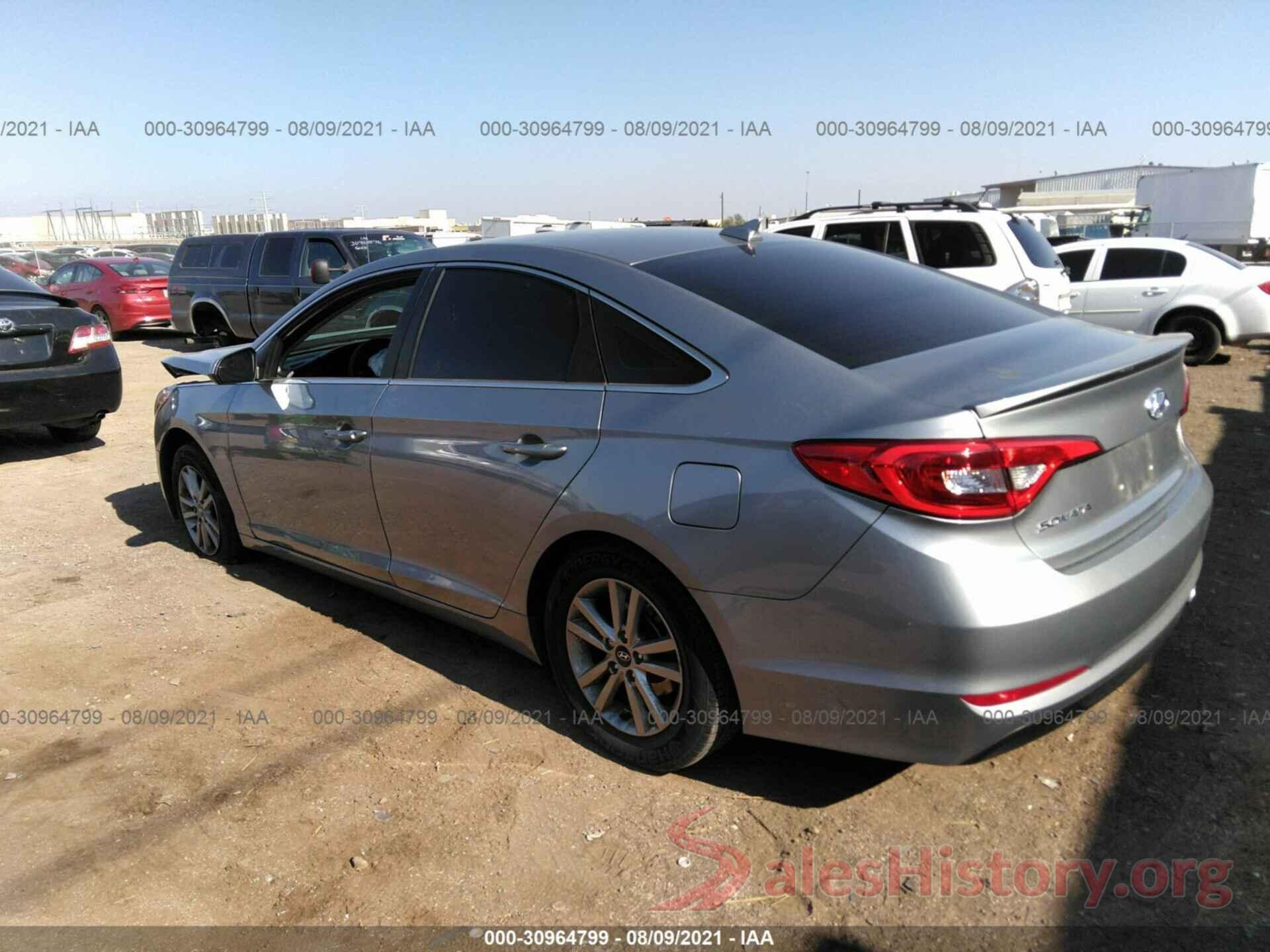 5NPE24AFXHH480007 2017 HYUNDAI SONATA