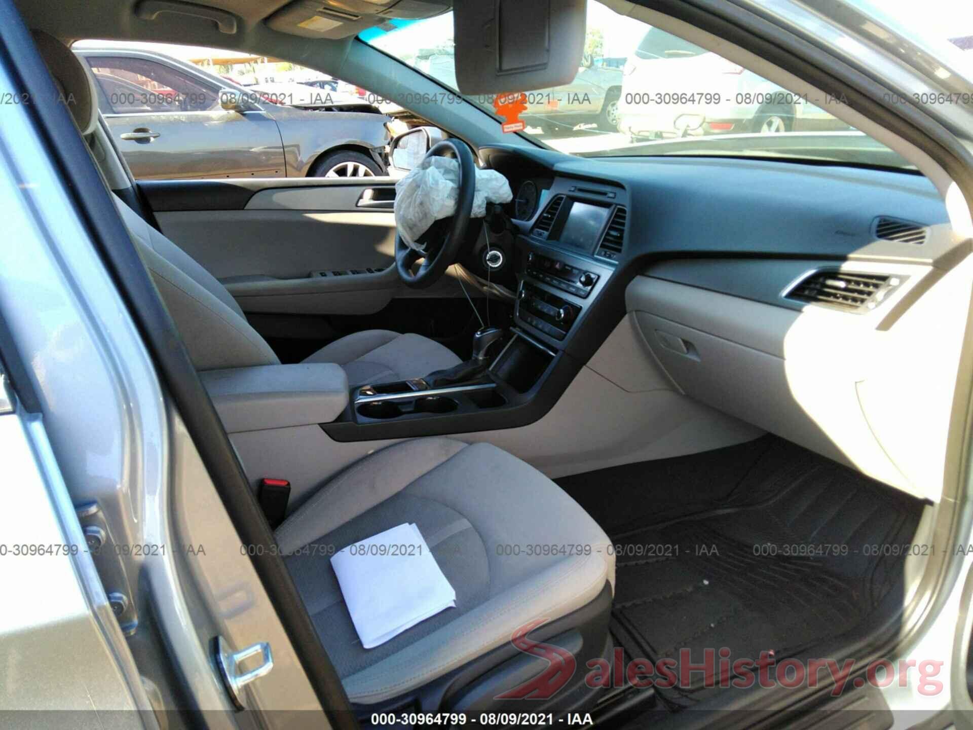 5NPE24AFXHH480007 2017 HYUNDAI SONATA