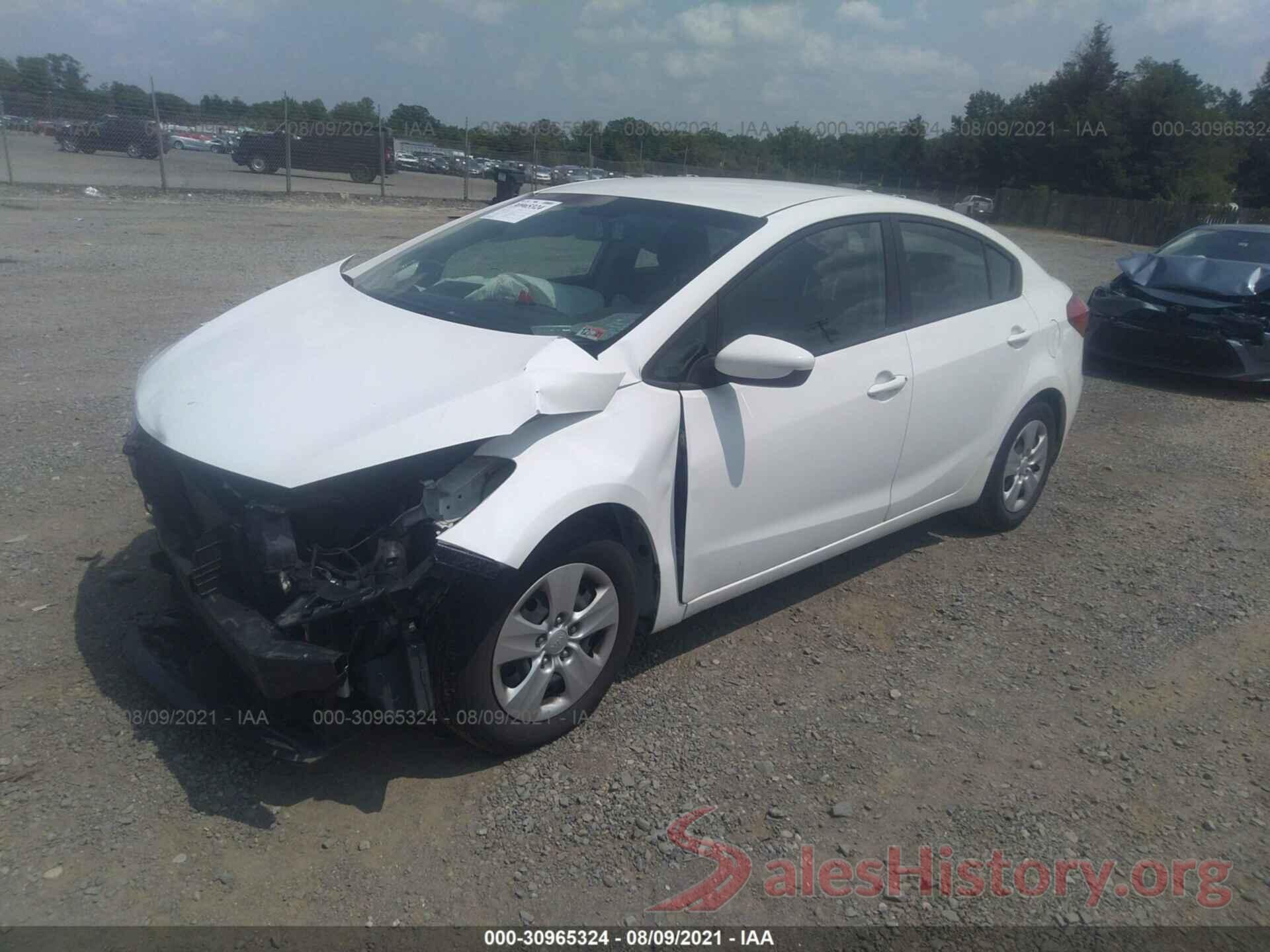 KNAFK4A63G5613609 2016 KIA FORTE