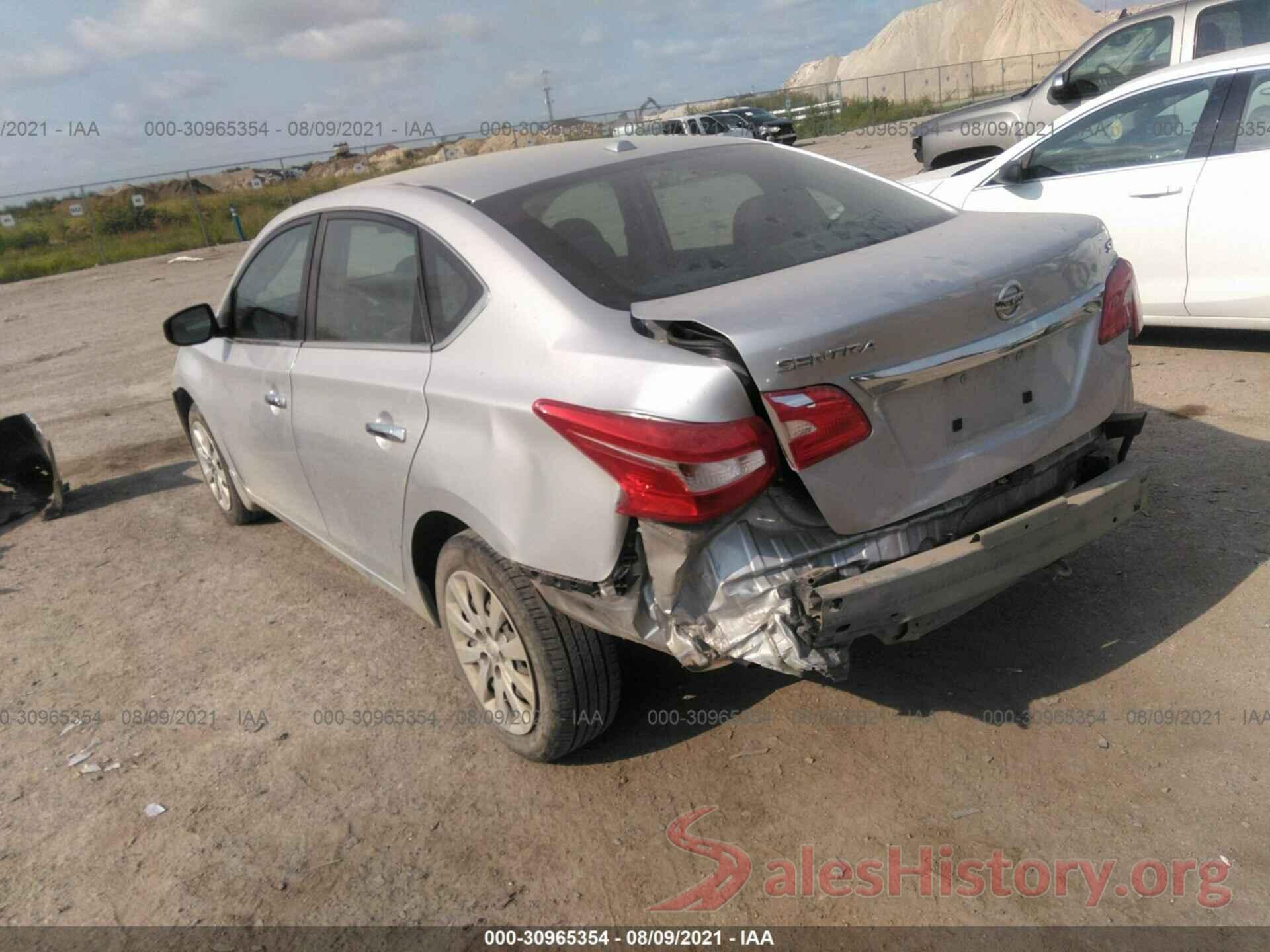 3N1AB7AP6HL639410 2017 NISSAN SENTRA