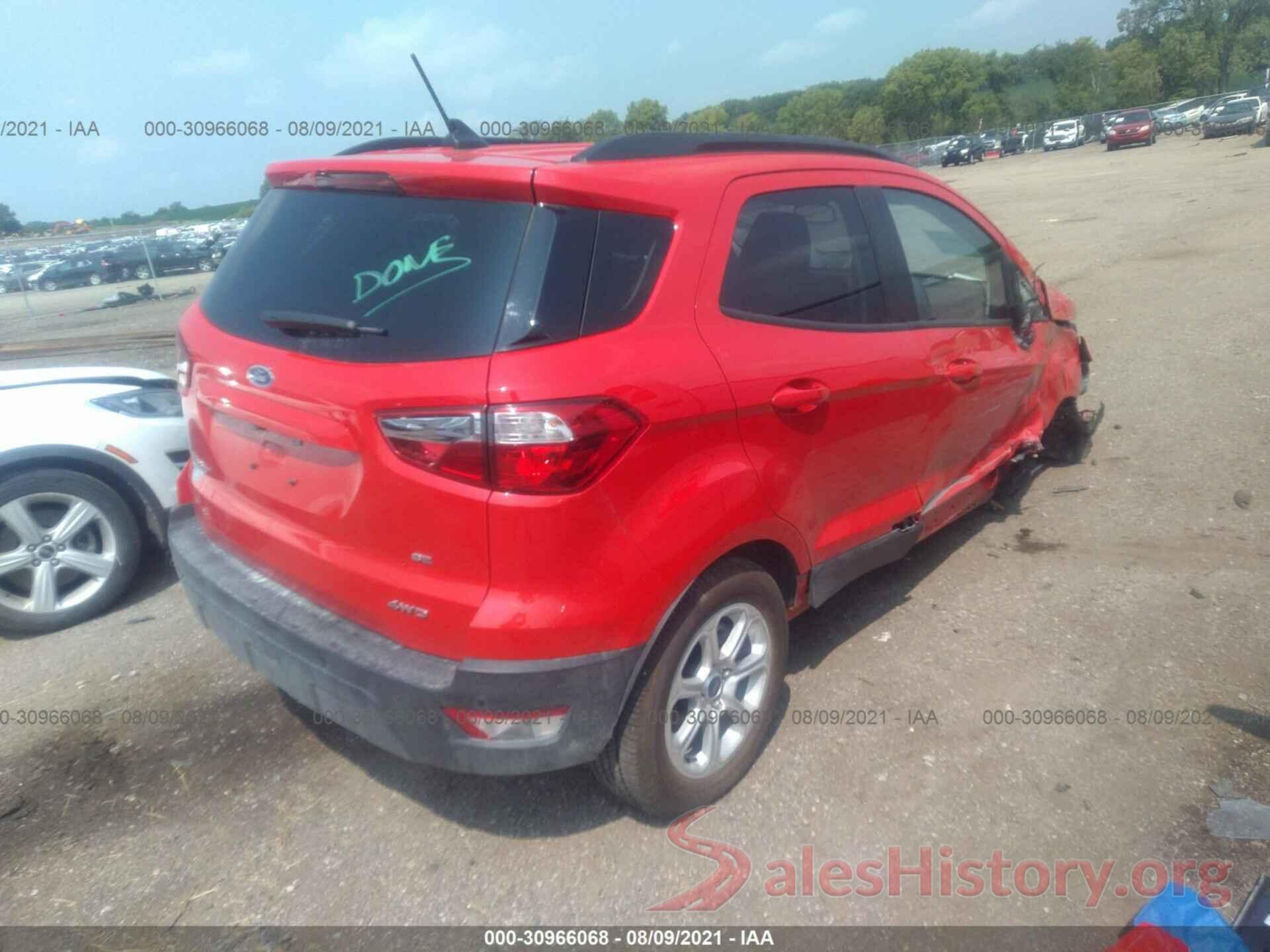 MAJ6S3GLXLC388515 2020 FORD ECOSPORT