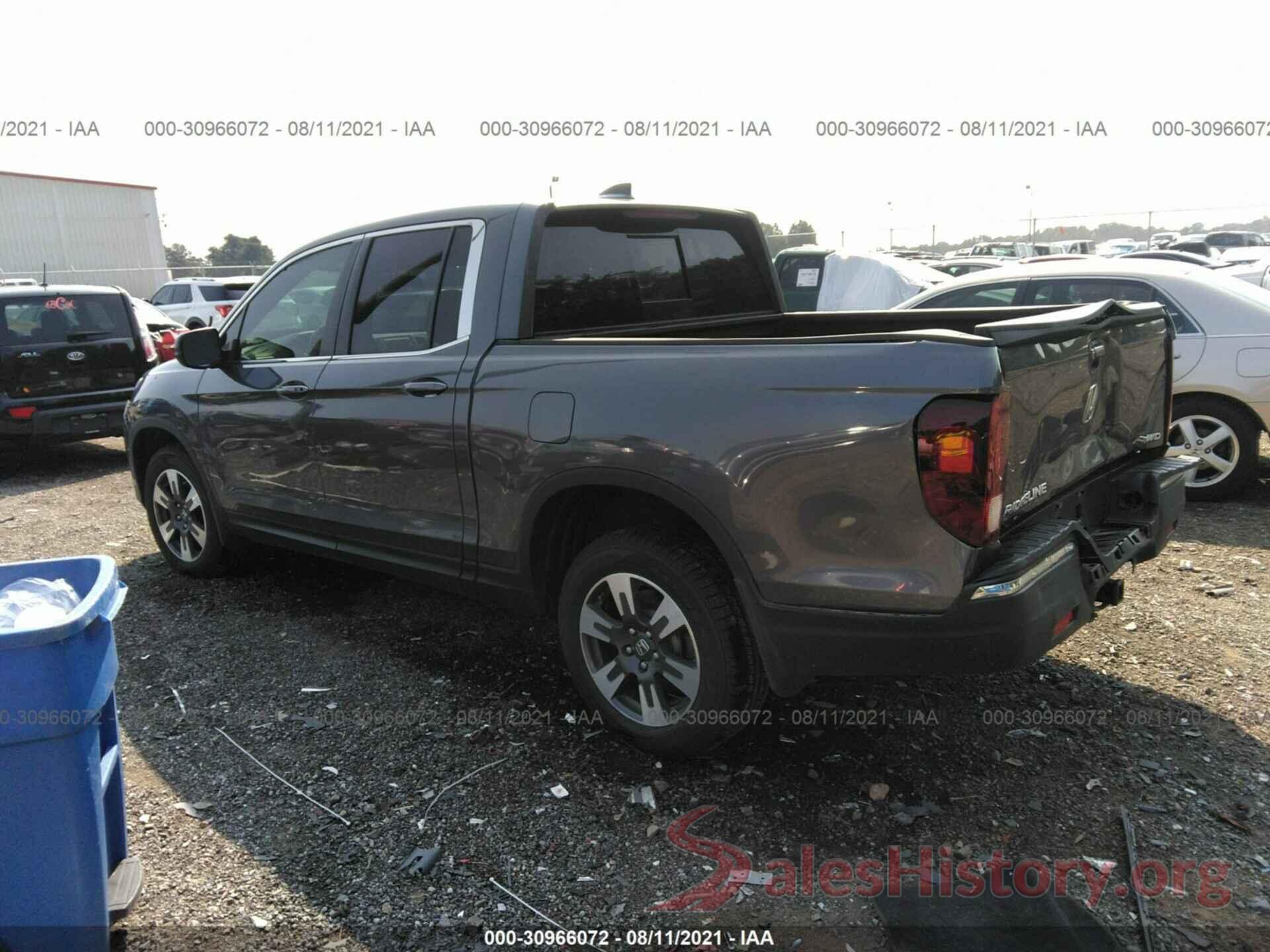 5FPYK3F57KB042792 2019 HONDA RIDGELINE