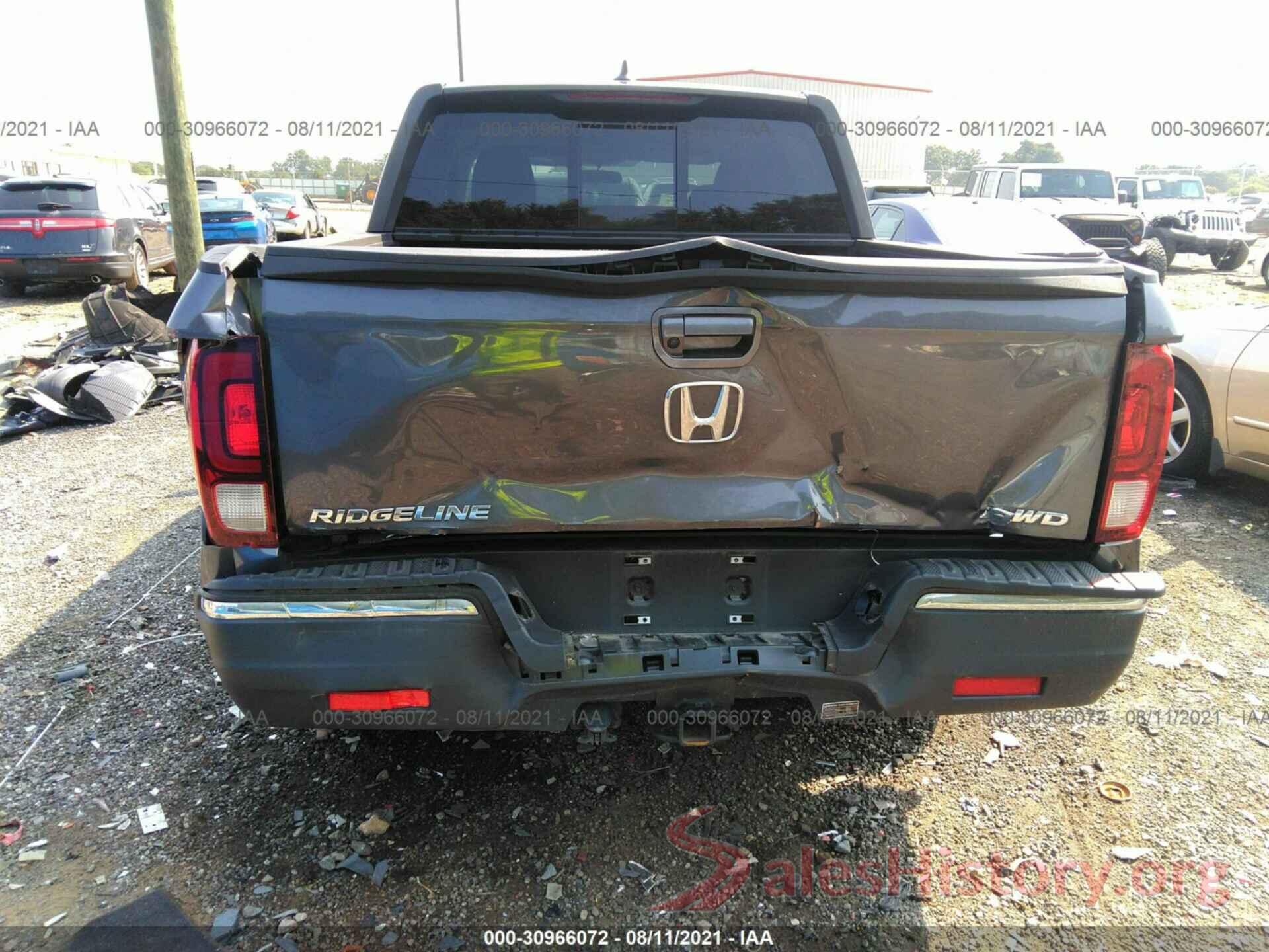 5FPYK3F57KB042792 2019 HONDA RIDGELINE