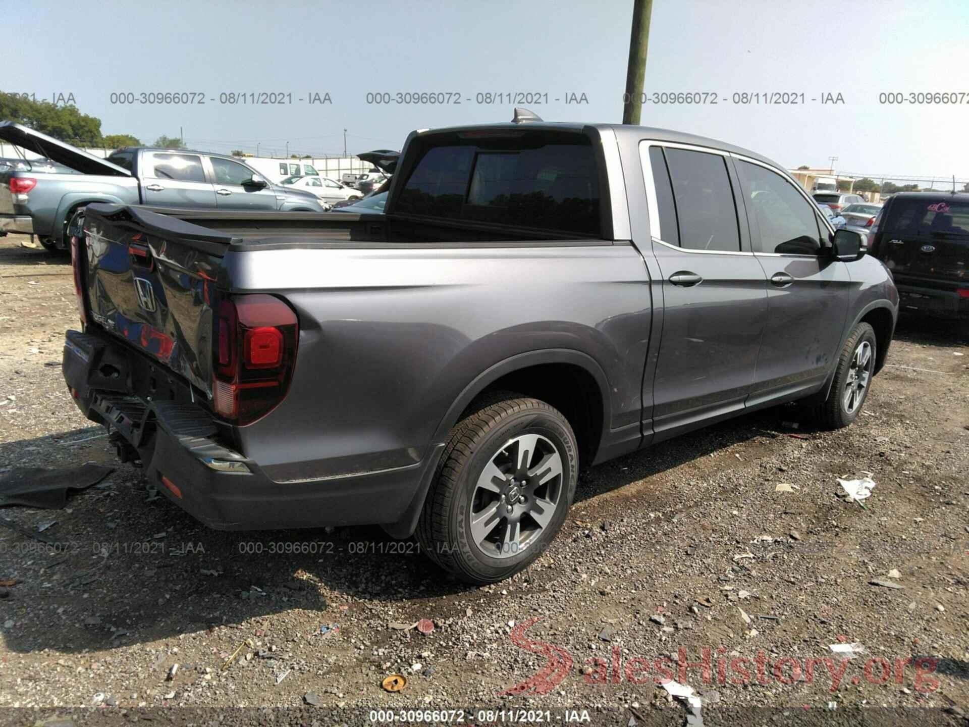 5FPYK3F57KB042792 2019 HONDA RIDGELINE