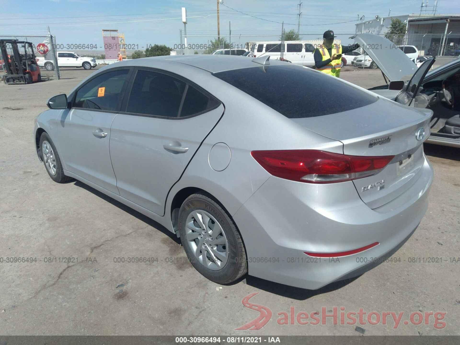 KMHD74LF6HU080005 2017 HYUNDAI ELANTRA