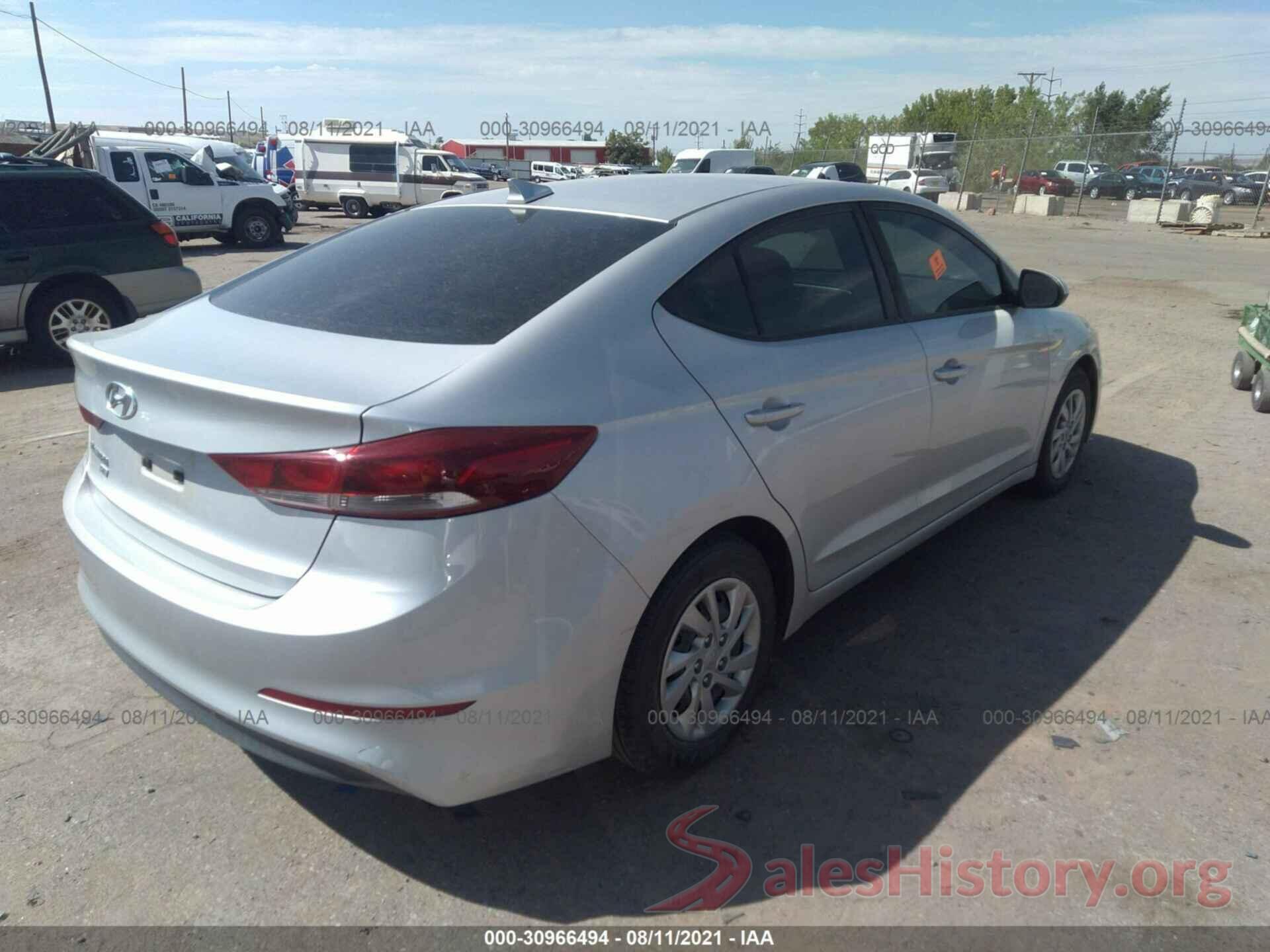 KMHD74LF6HU080005 2017 HYUNDAI ELANTRA