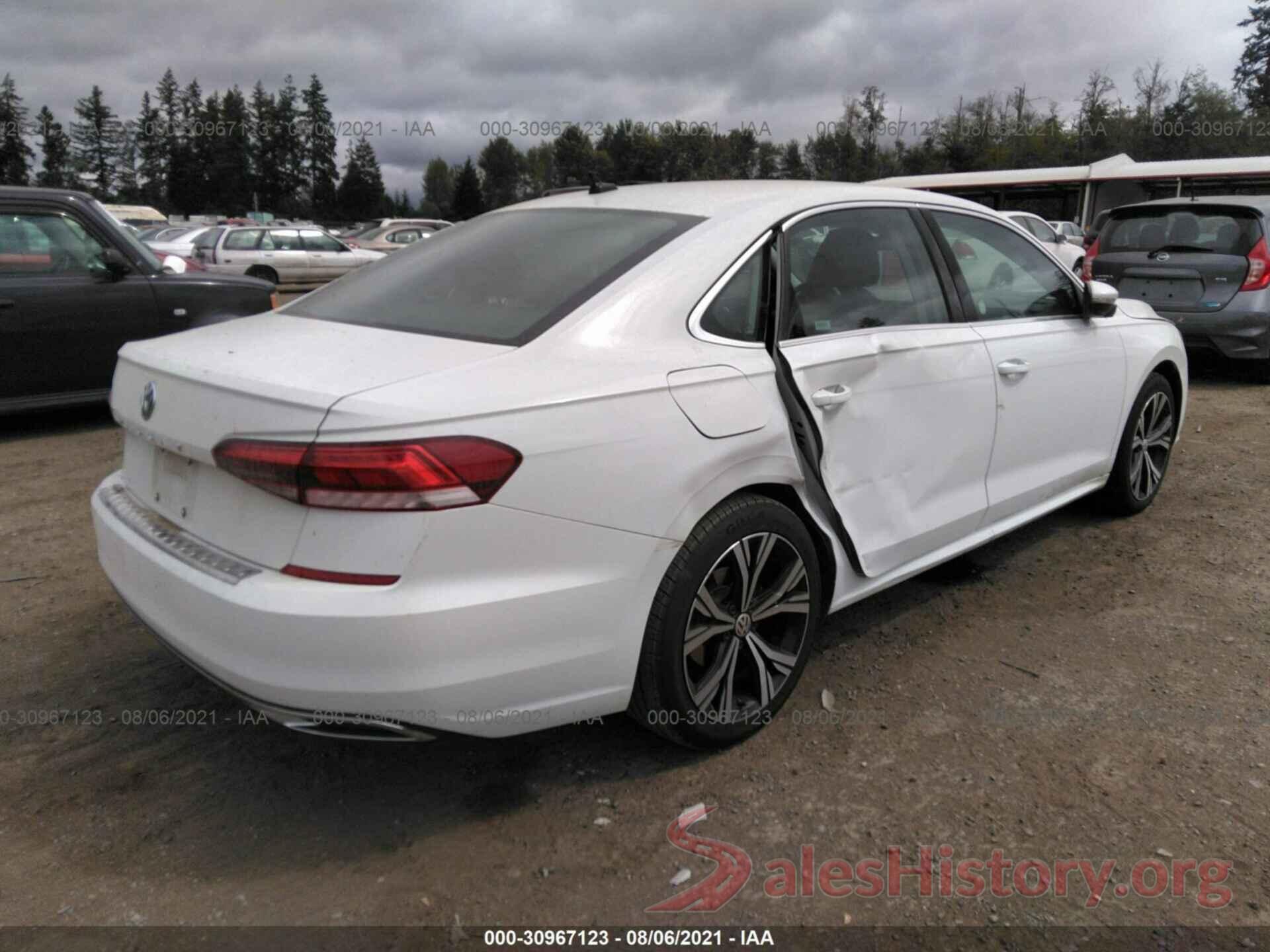 1VWSA7A32MC007749 2021 VOLKSWAGEN PASSAT