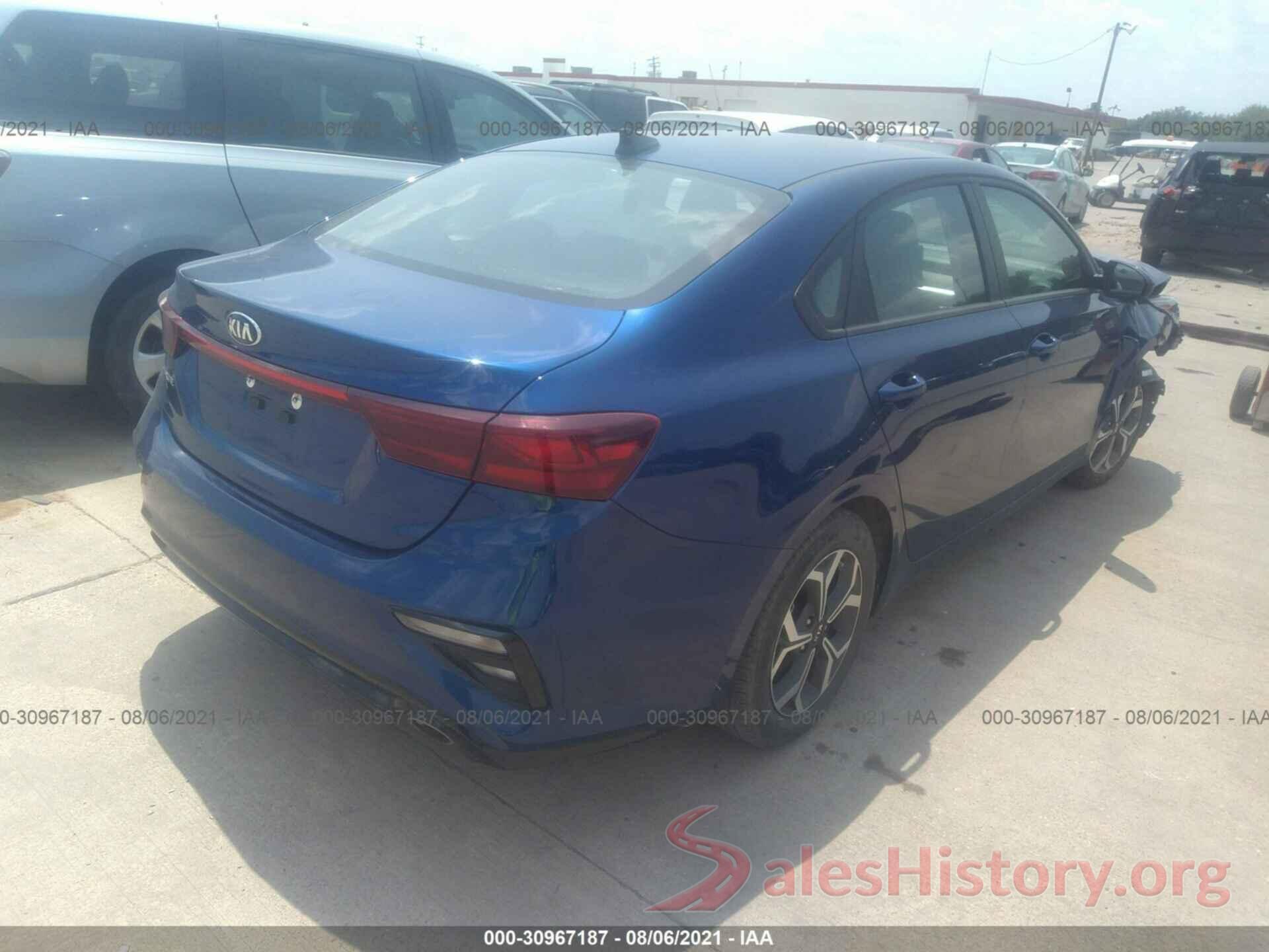 3KPF24AD2LE170630 2020 KIA FORTE