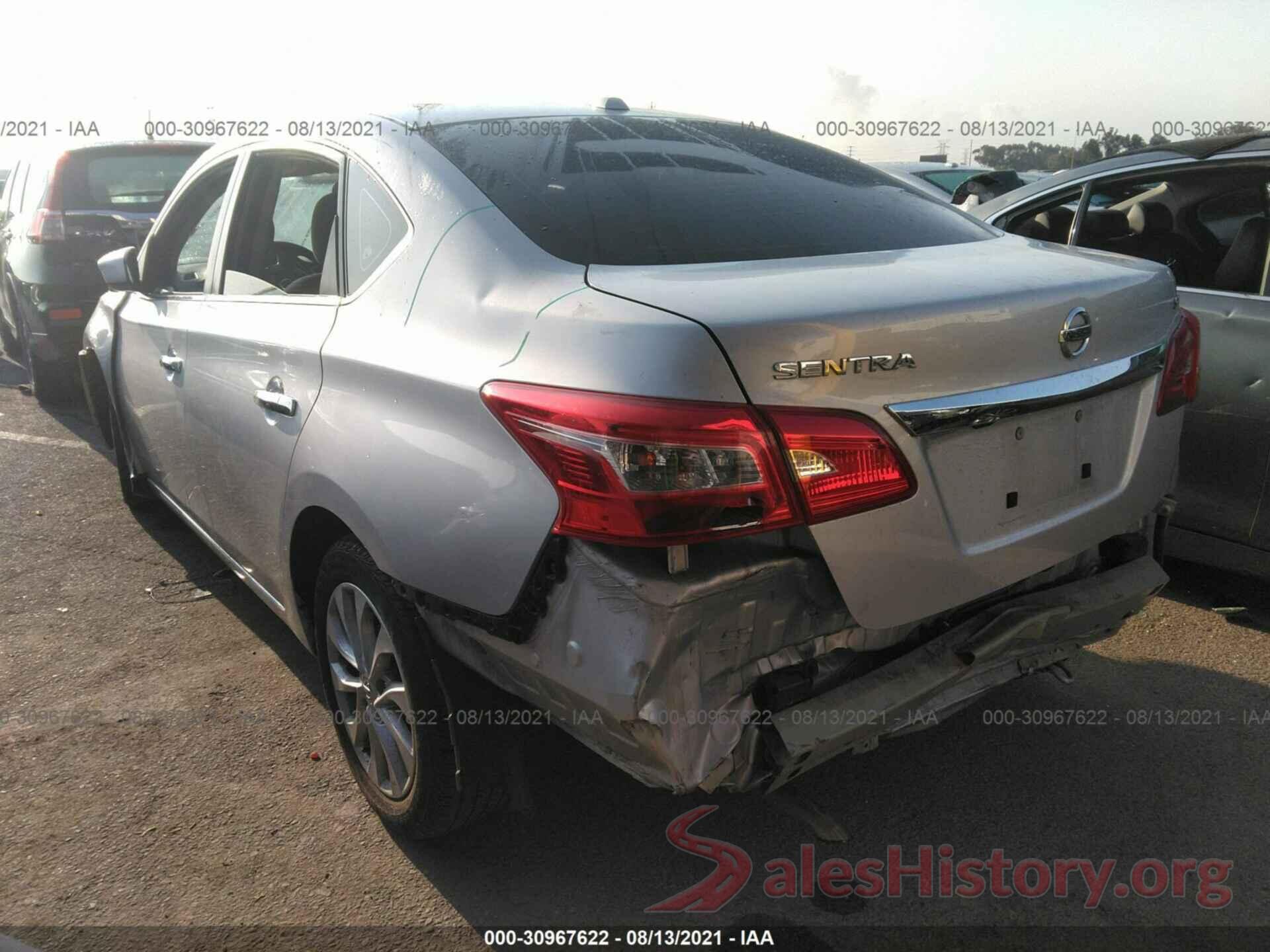 3N1AB7APXKL607860 2019 NISSAN SENTRA