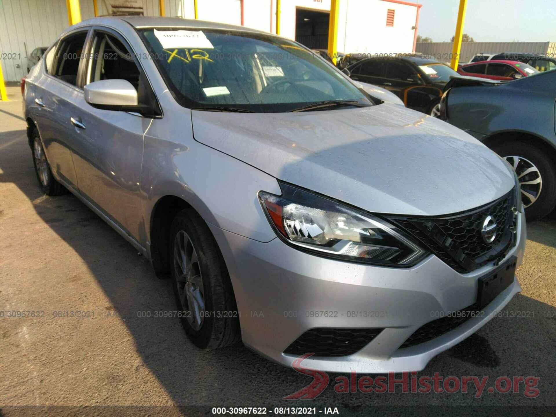 3N1AB7APXKL607860 2019 NISSAN SENTRA