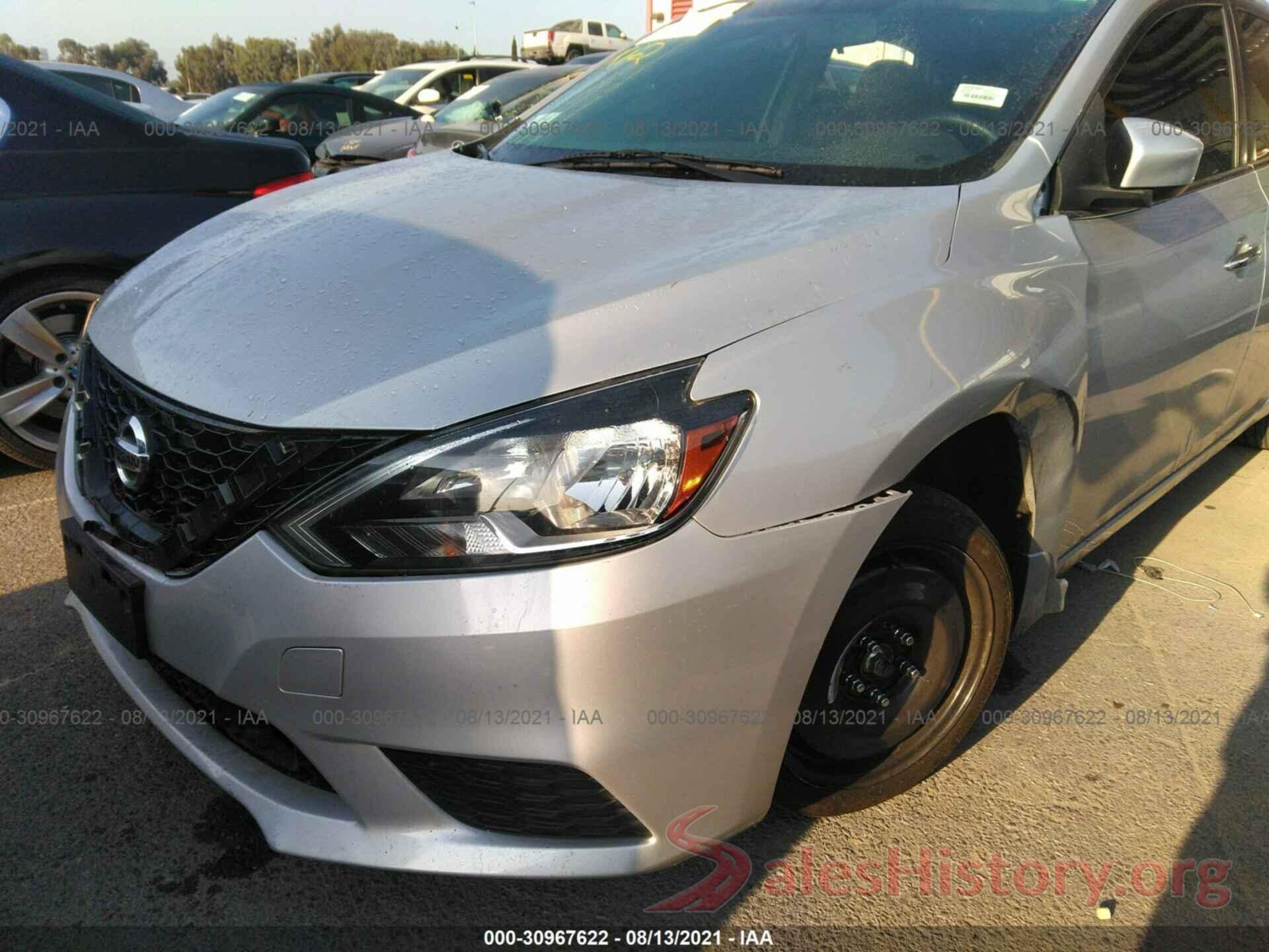 3N1AB7APXKL607860 2019 NISSAN SENTRA