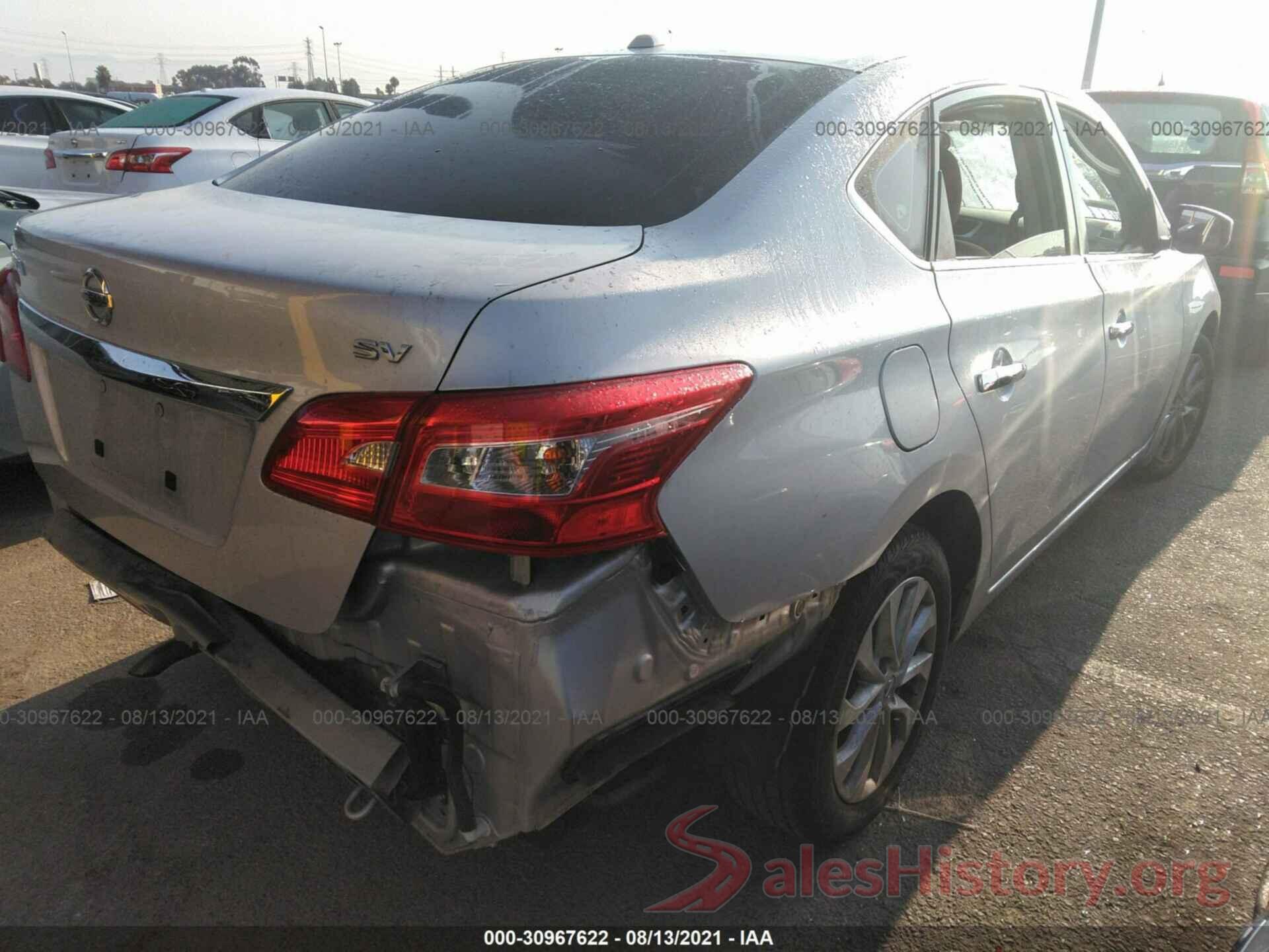 3N1AB7APXKL607860 2019 NISSAN SENTRA