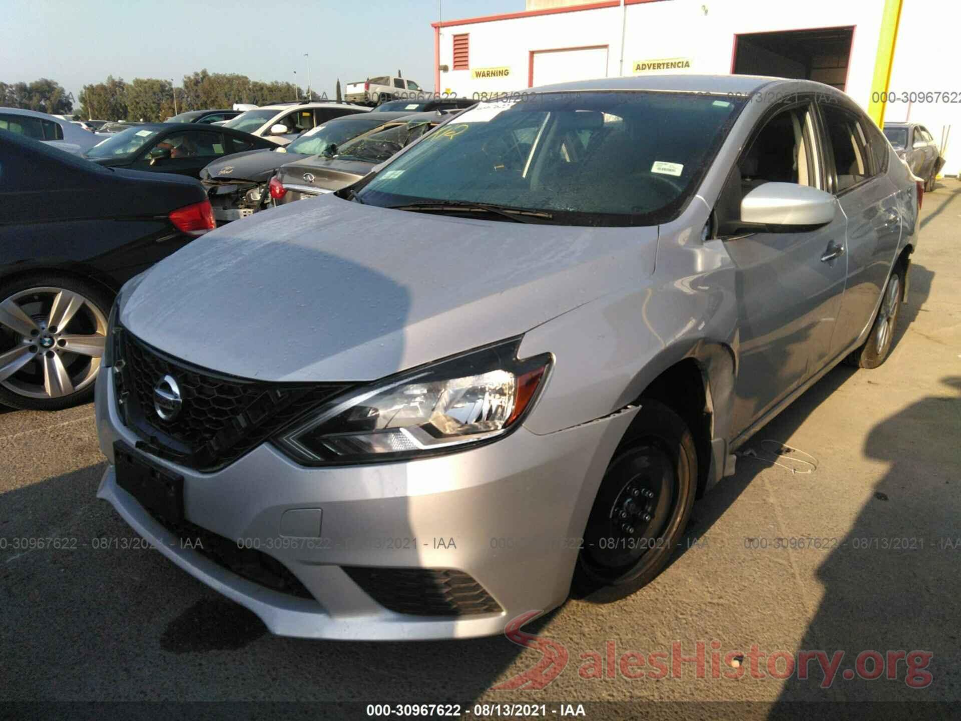 3N1AB7APXKL607860 2019 NISSAN SENTRA