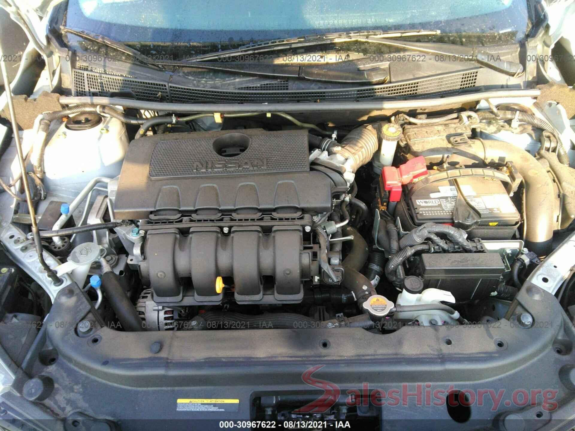 3N1AB7APXKL607860 2019 NISSAN SENTRA