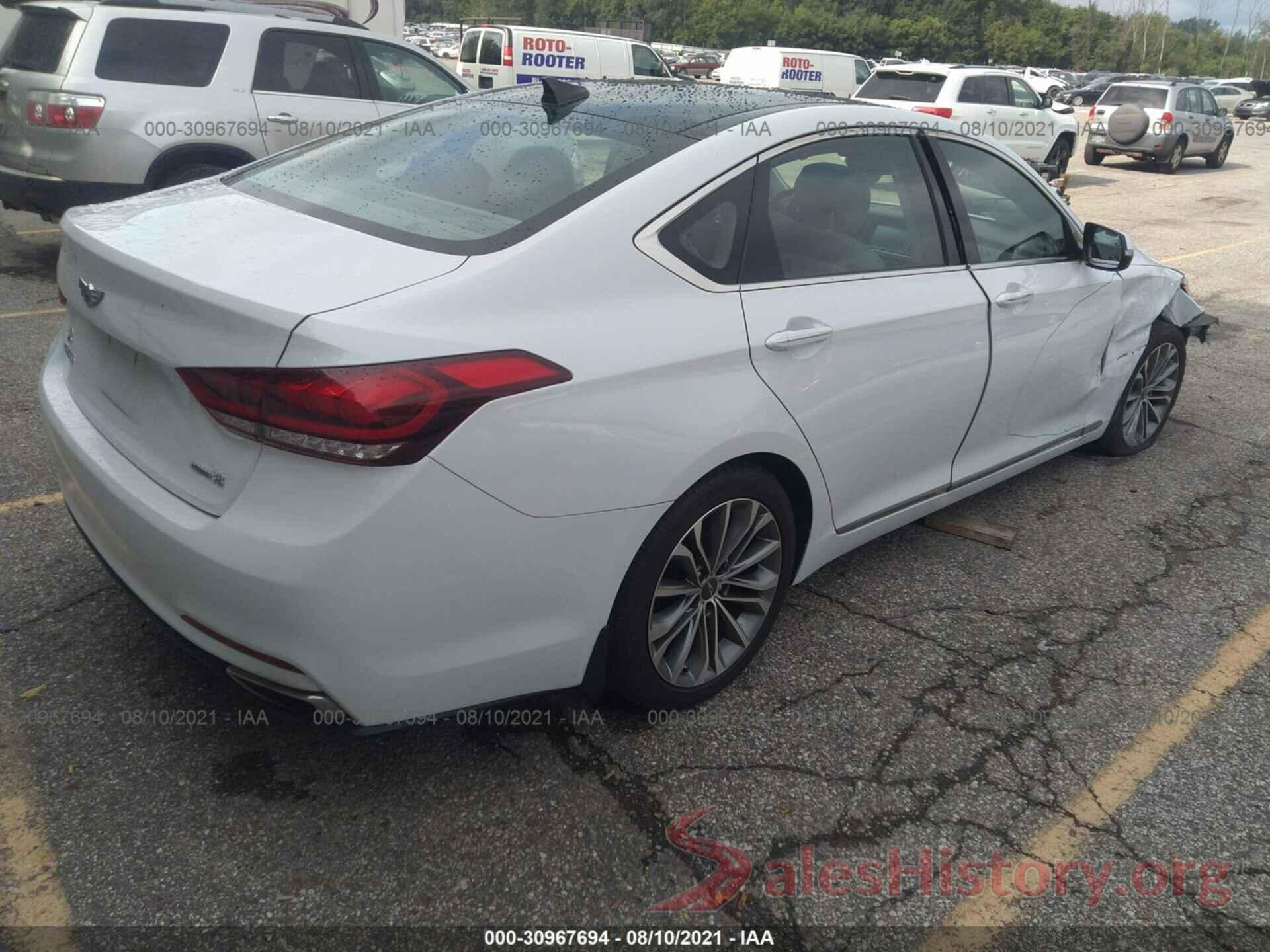 KMHGN4JEXGU143960 2016 HYUNDAI GENESIS