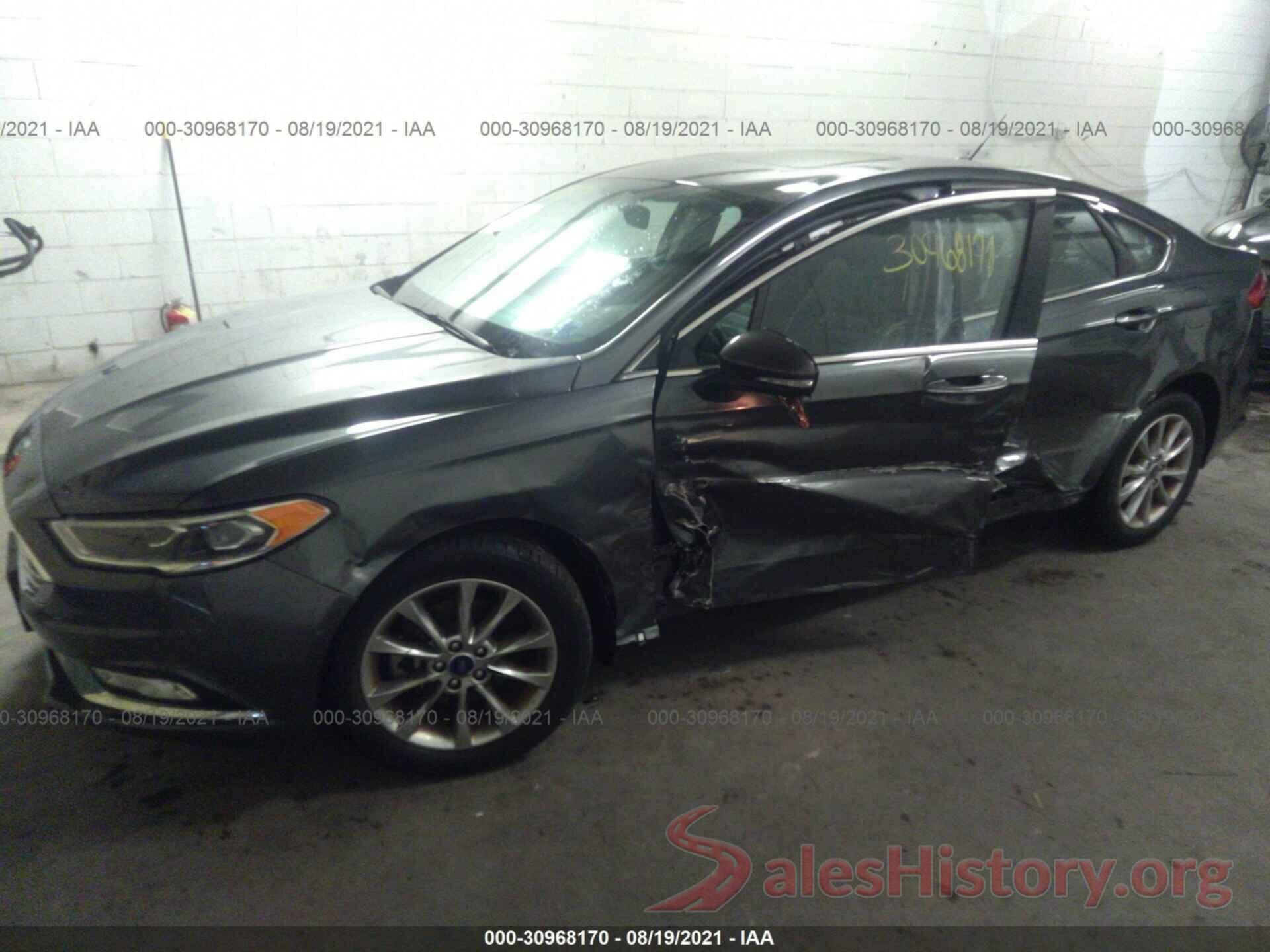 3FA6P0HD1HR390525 2017 FORD FUSION