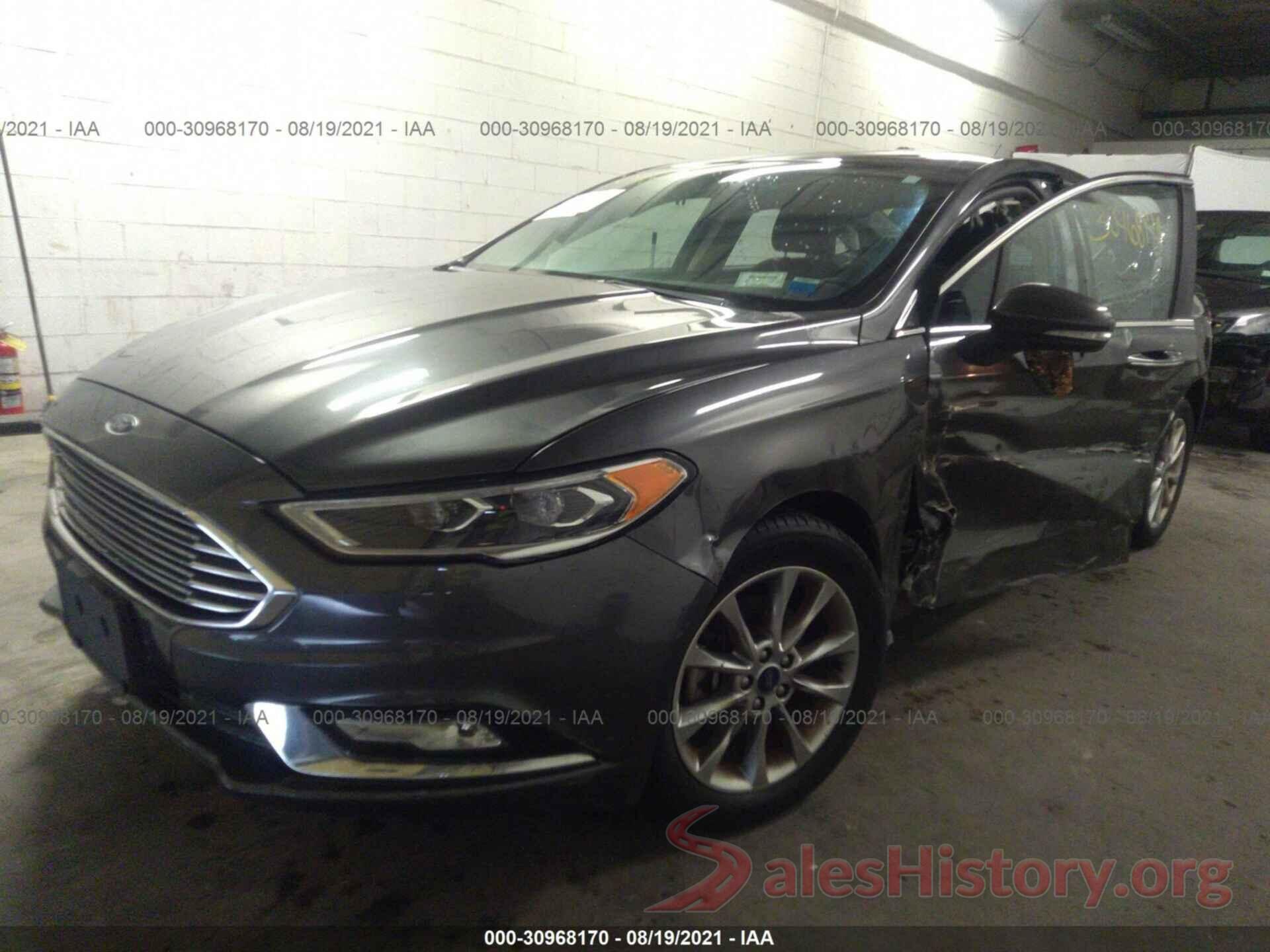 3FA6P0HD1HR390525 2017 FORD FUSION