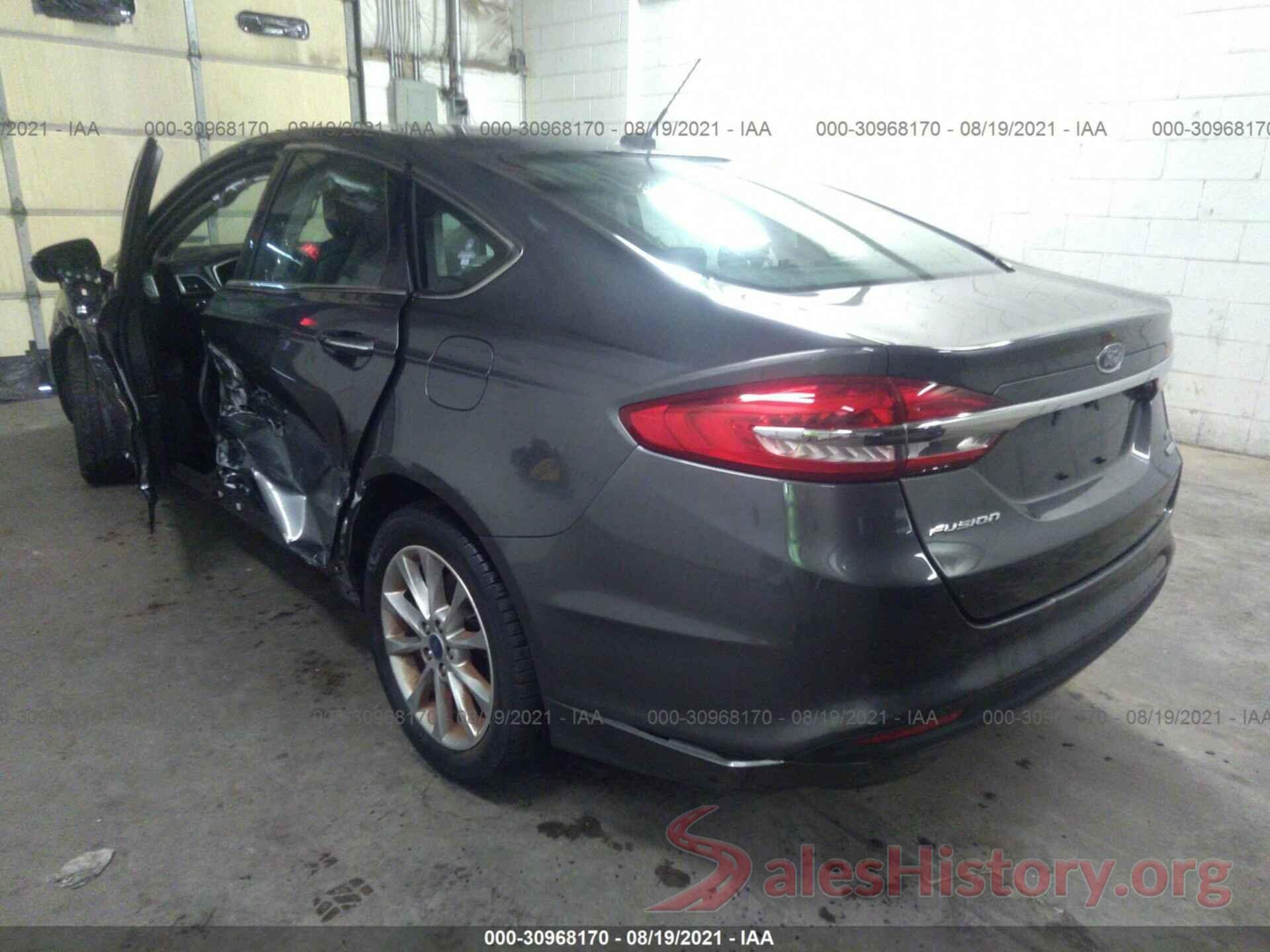 3FA6P0HD1HR390525 2017 FORD FUSION