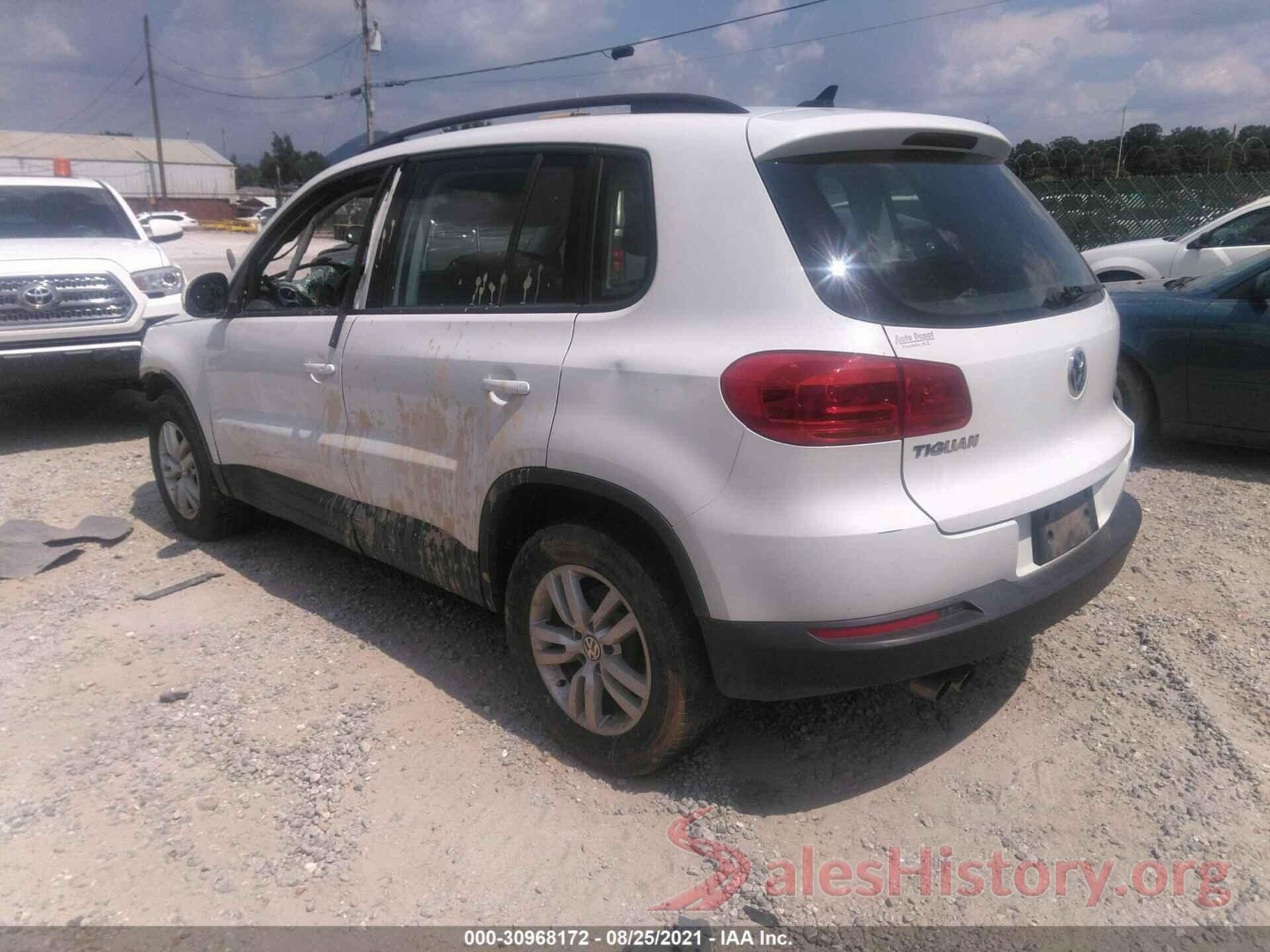 WVGAV7AX0HK004443 2017 VOLKSWAGEN TIGUAN