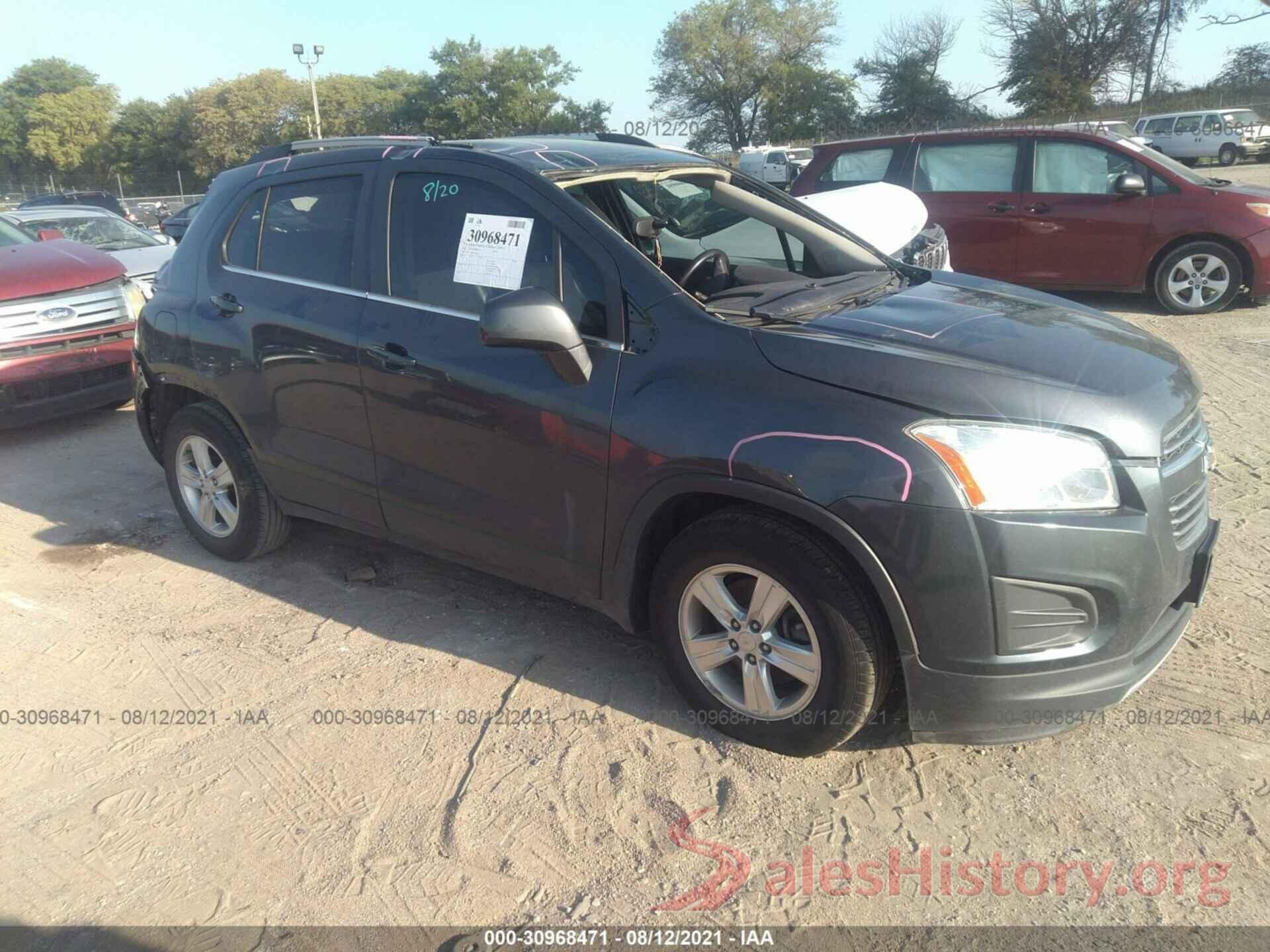 3GNCJLSB2GL218956 2016 CHEVROLET TRAX