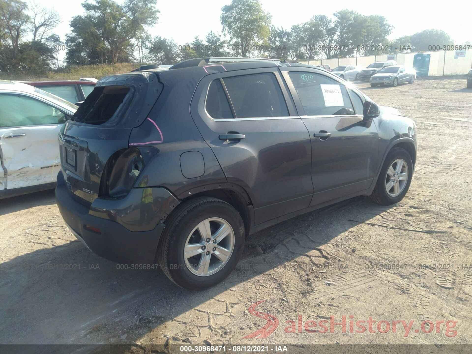 3GNCJLSB2GL218956 2016 CHEVROLET TRAX