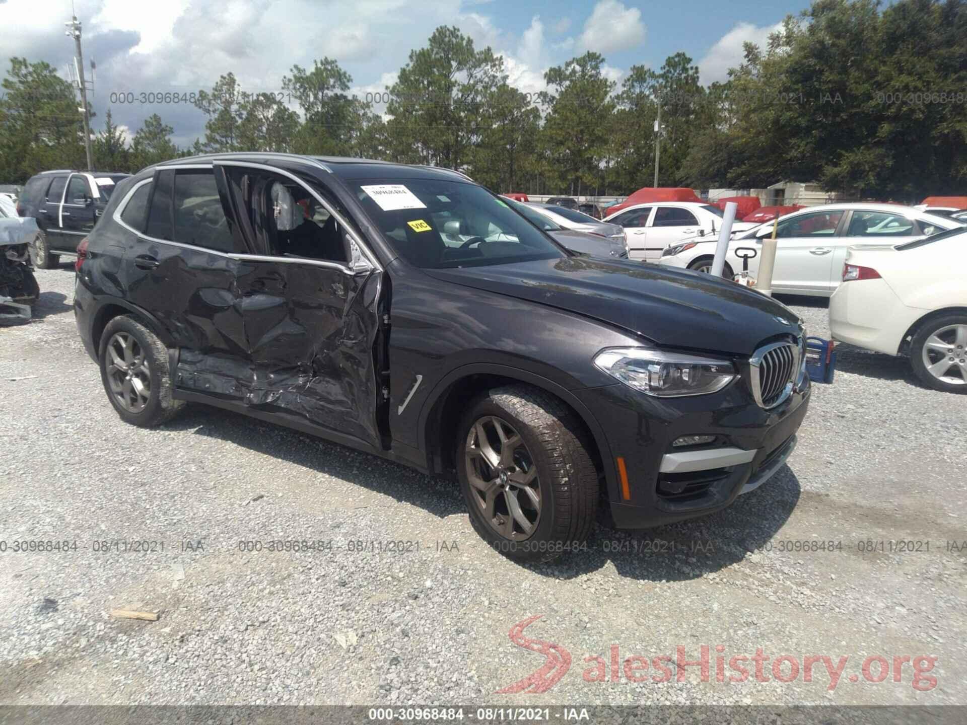 5UXTY5C05M9H22324 2021 BMW X3